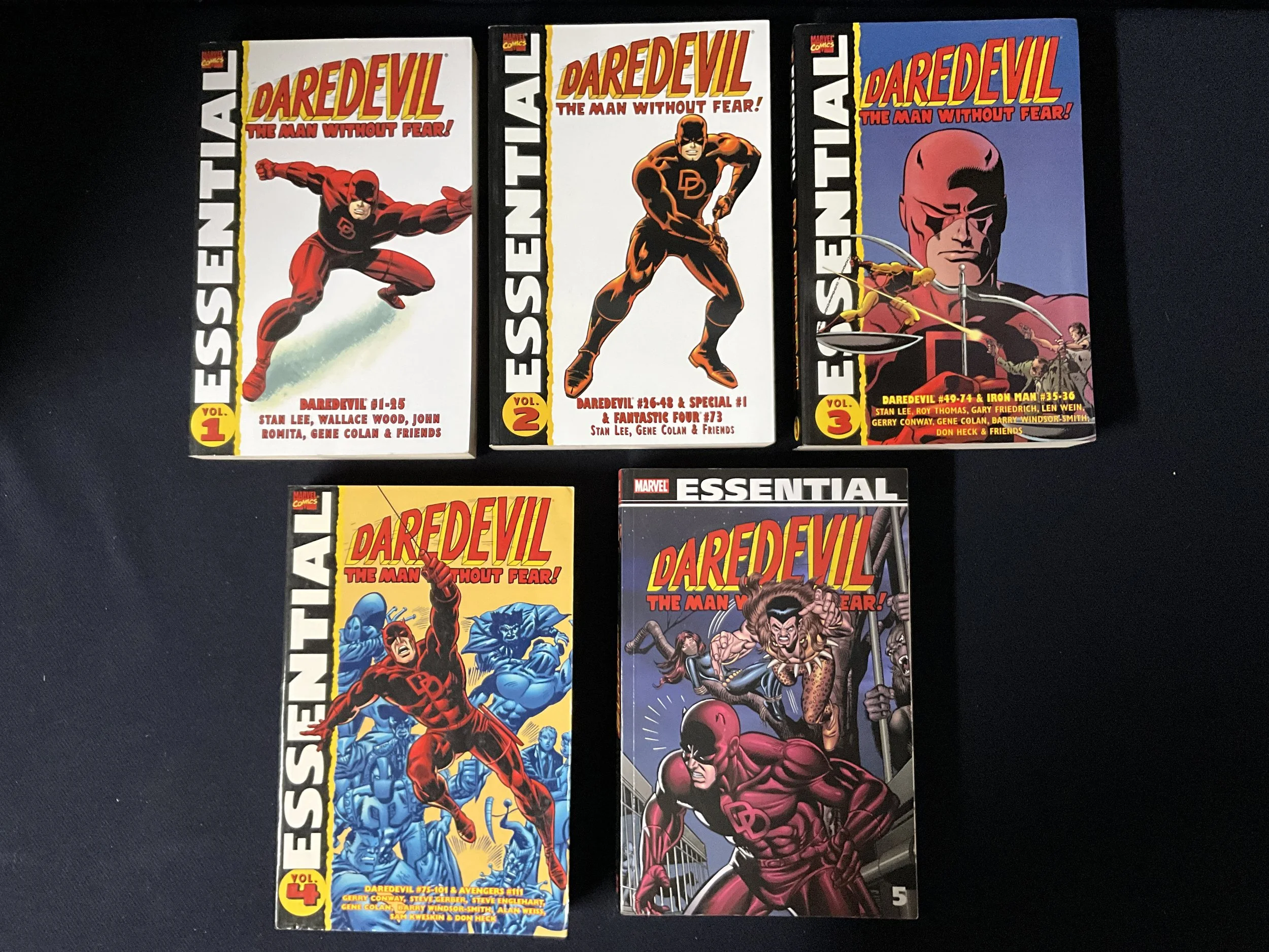 Essential Daredevil Volumes #1-5