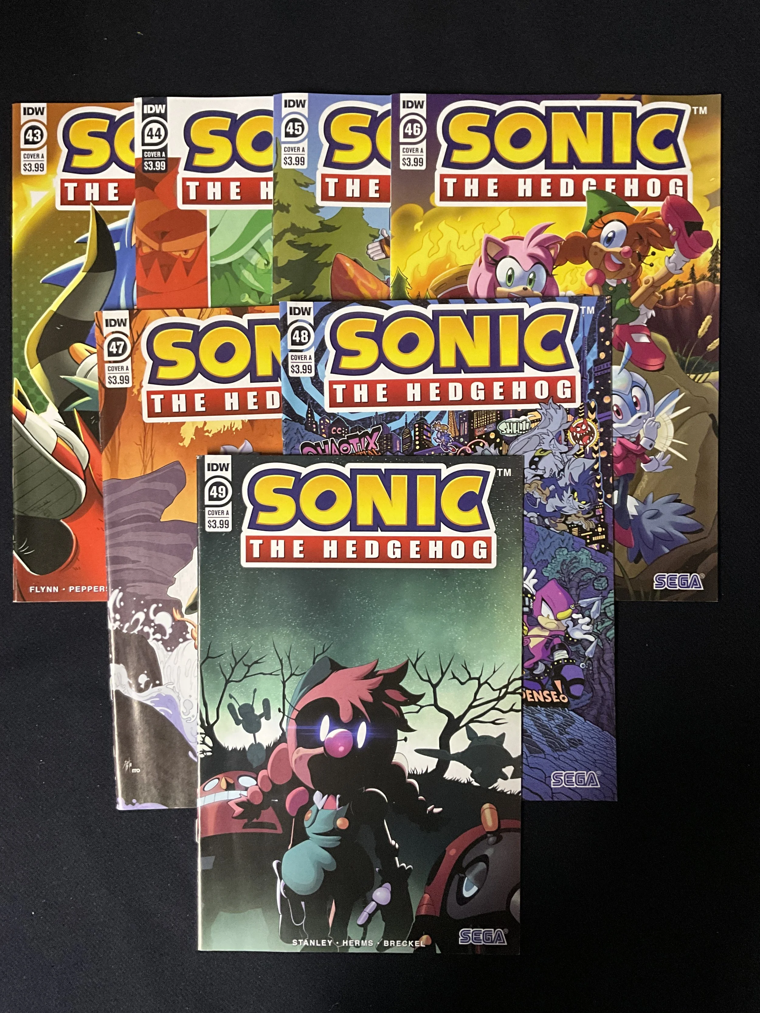 Sonic the Hedgehog #43-49 IDW 2021-2022 7-issue Lot