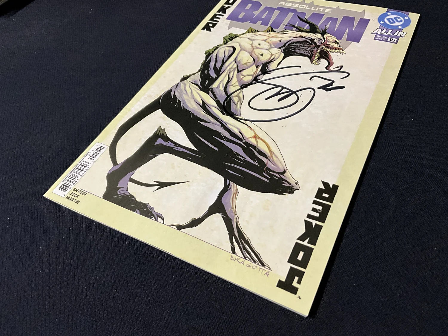 Absolute Batman #15 - 1st Absolute Joker - Signed by Scott Snyder