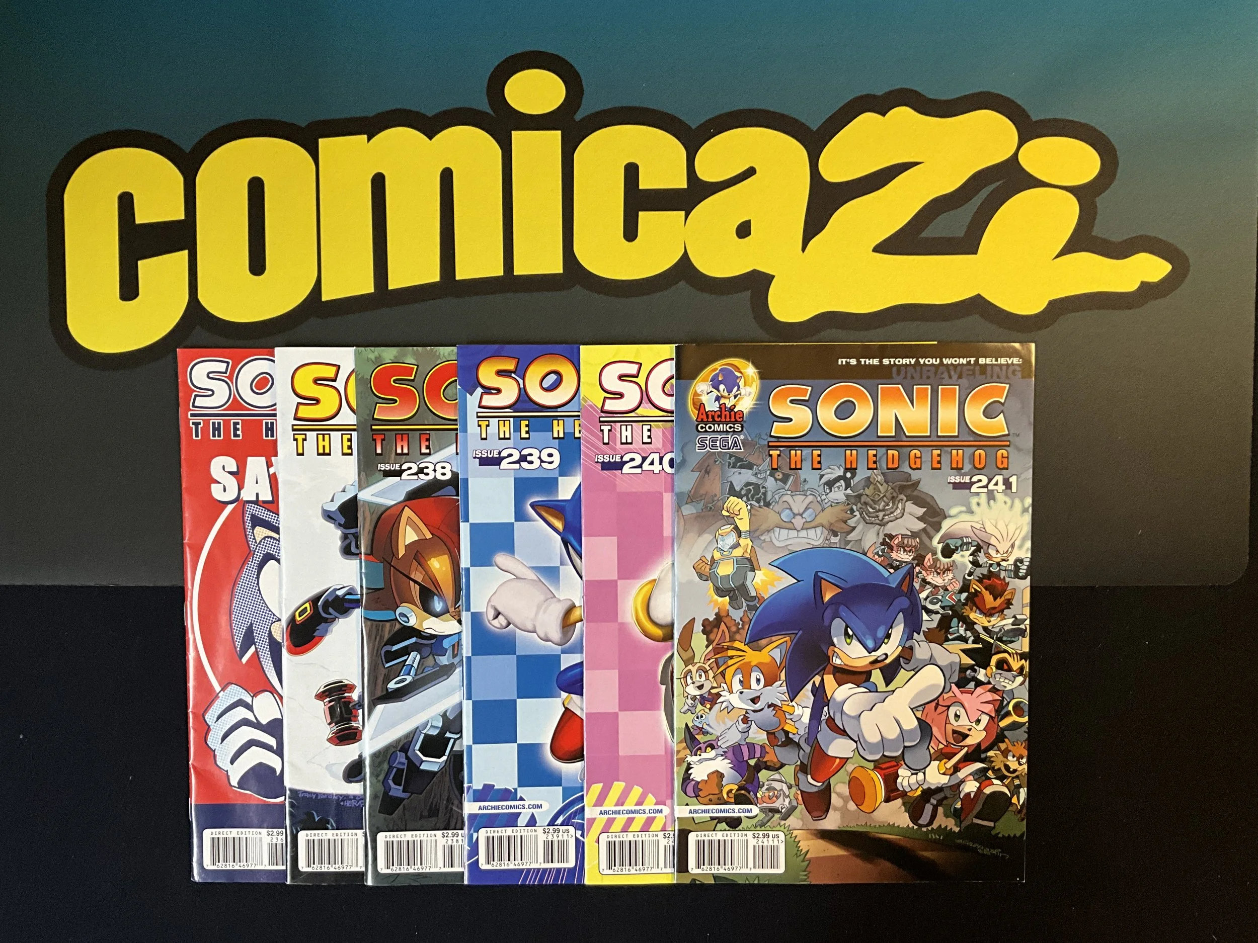 Sonic the Hedgehog #236-241 - Archie Lot 9