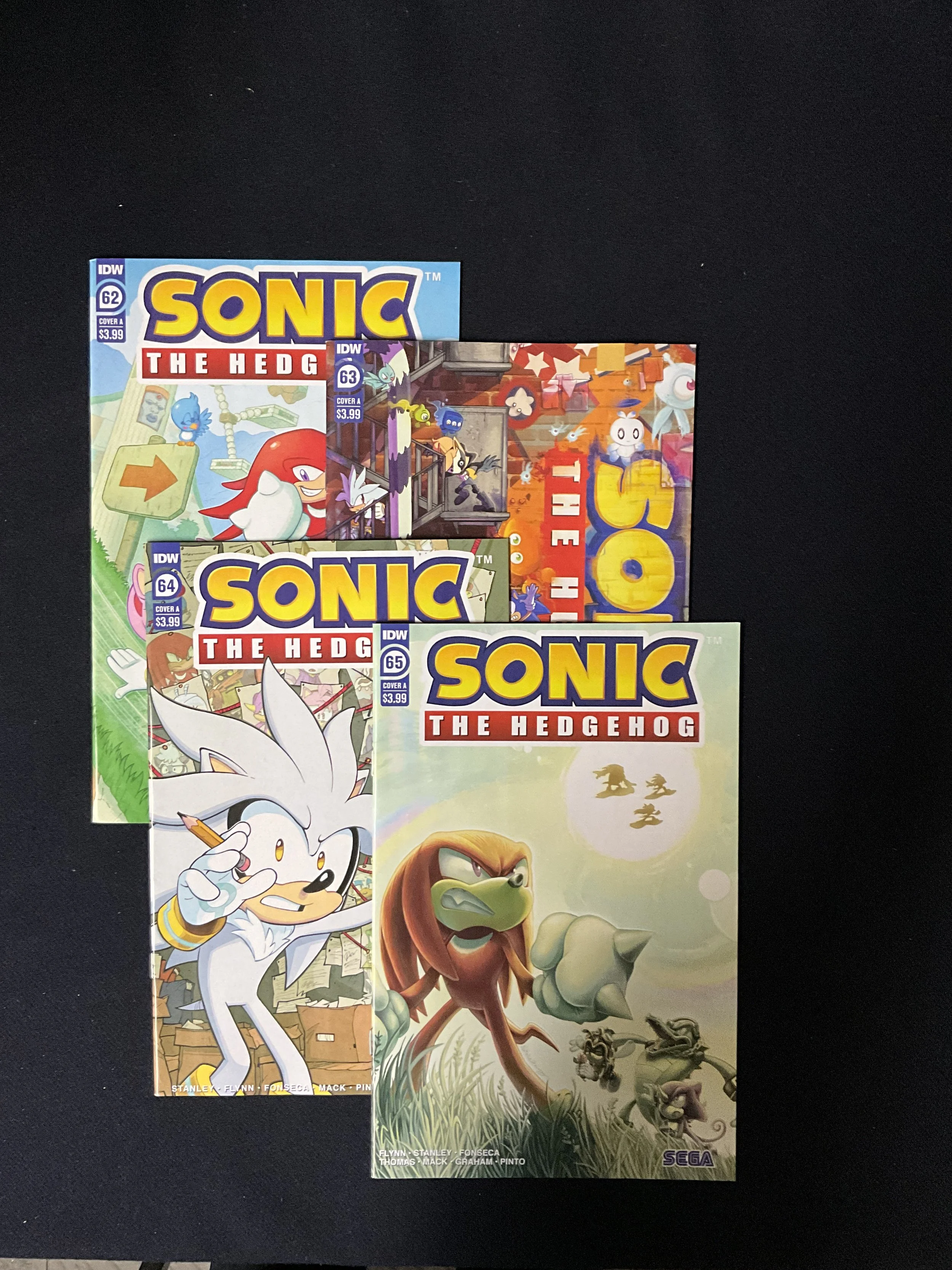 Sonic the Hedgehog #62-65 IDW 2023 4-issue Lot