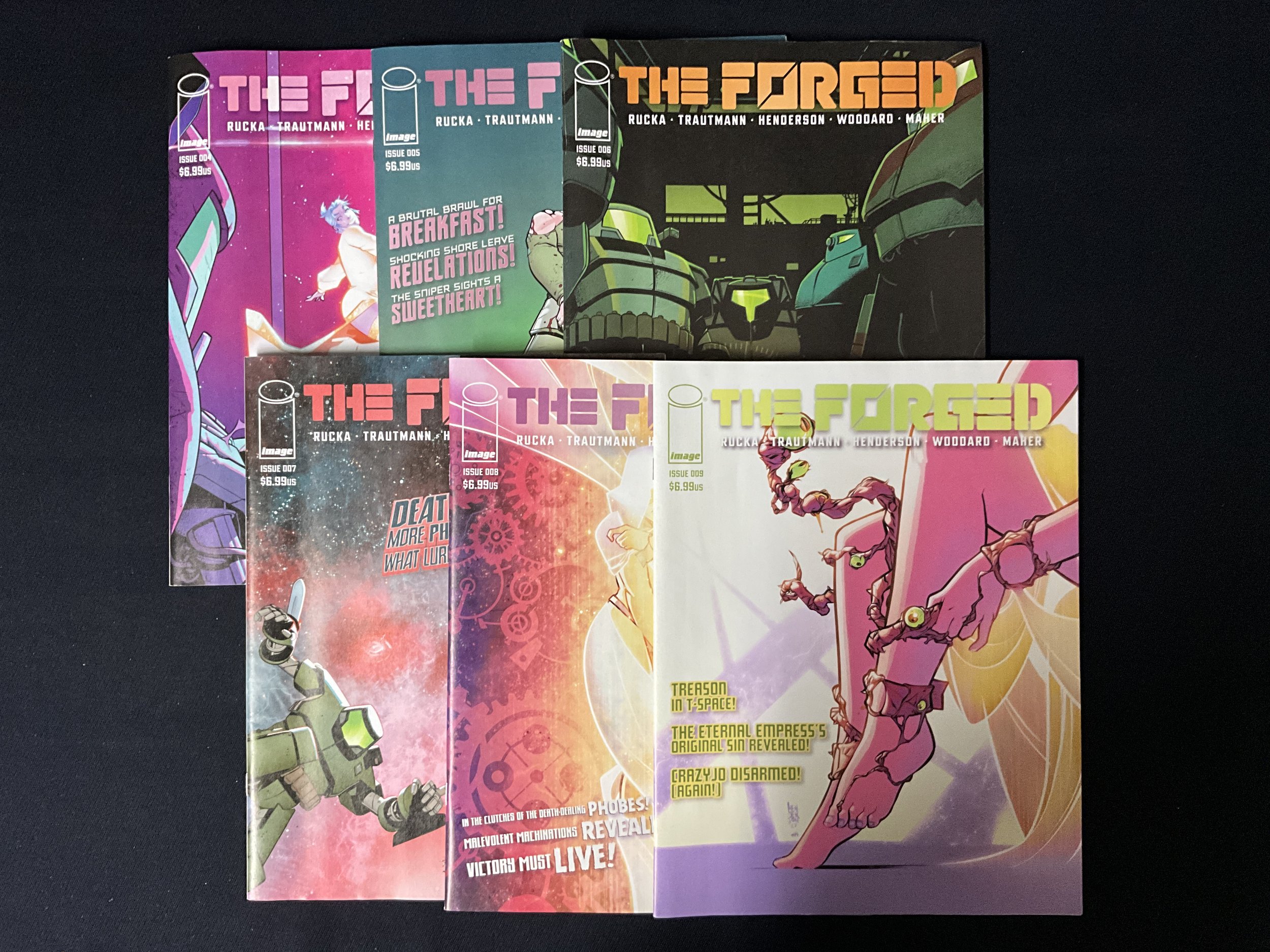 Forged #4-9 by Greg Rucka - 6-issue lot