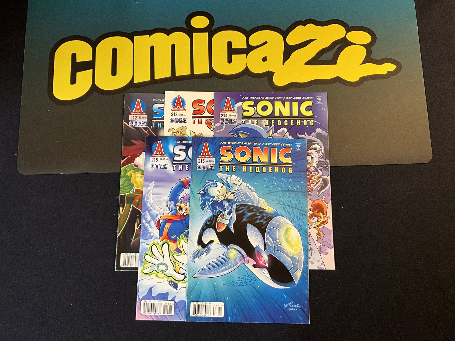 Sonic the Hedgehog Archie #212-216 - Lot 6 — Comicazi