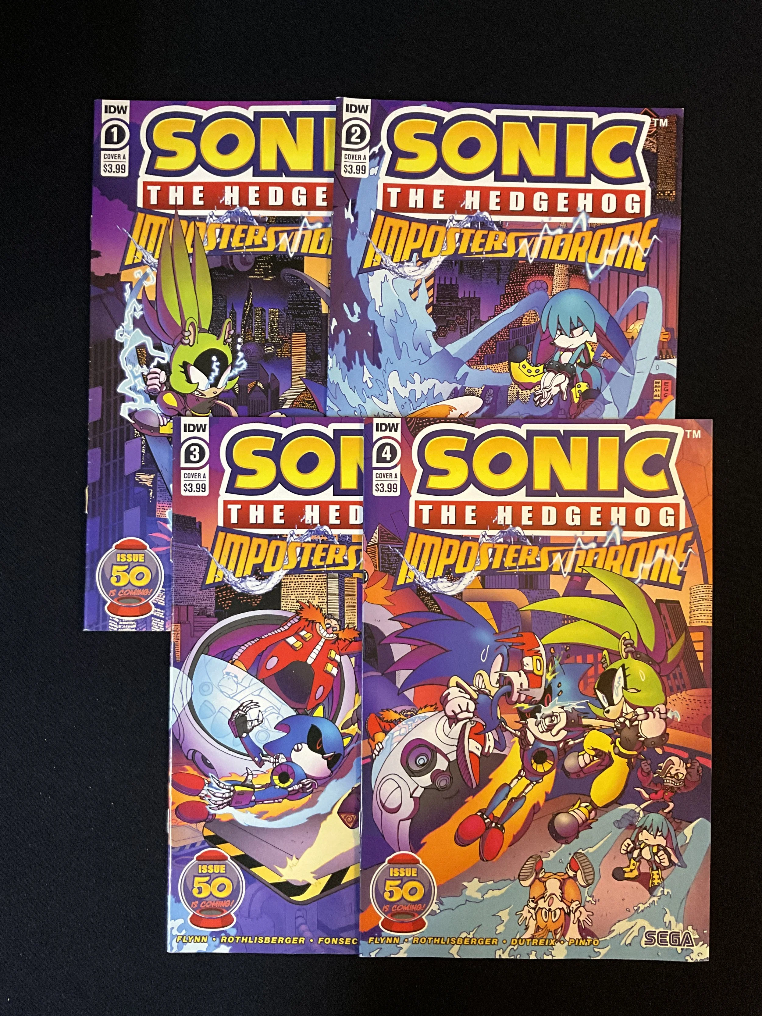 Sonic the Hedgehog Imposter Syndrome #1-4 Complete 2021 Series