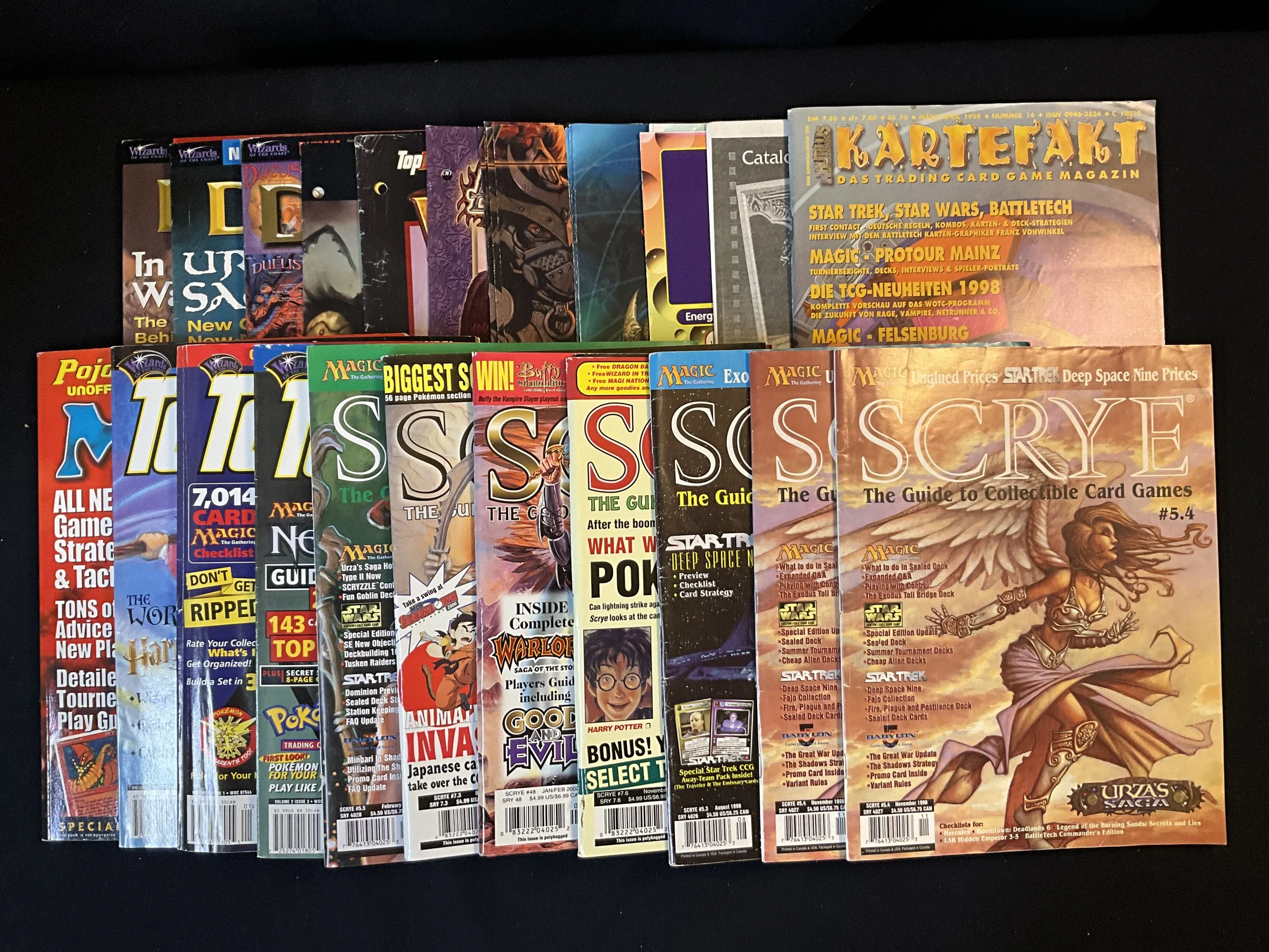 Magic the Gathering Magazine Lot - Duelist, Scrye, Top Deck