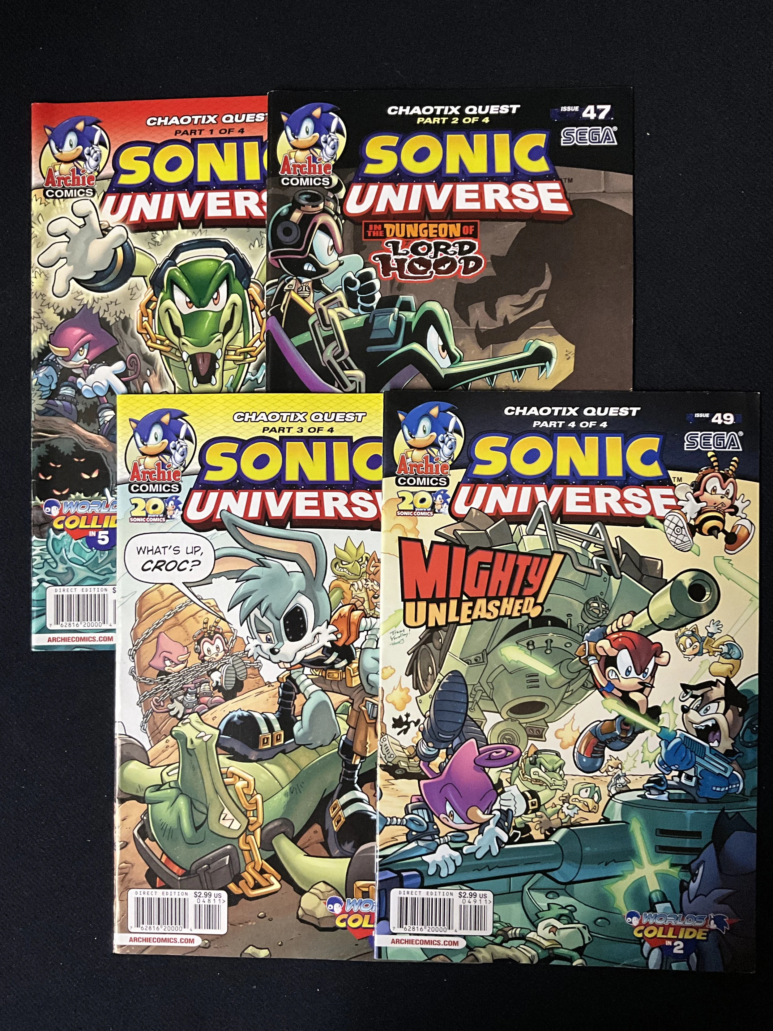 Sonic Universe #46-49 Lot 4 - Chaotix Quest 4-issue lot