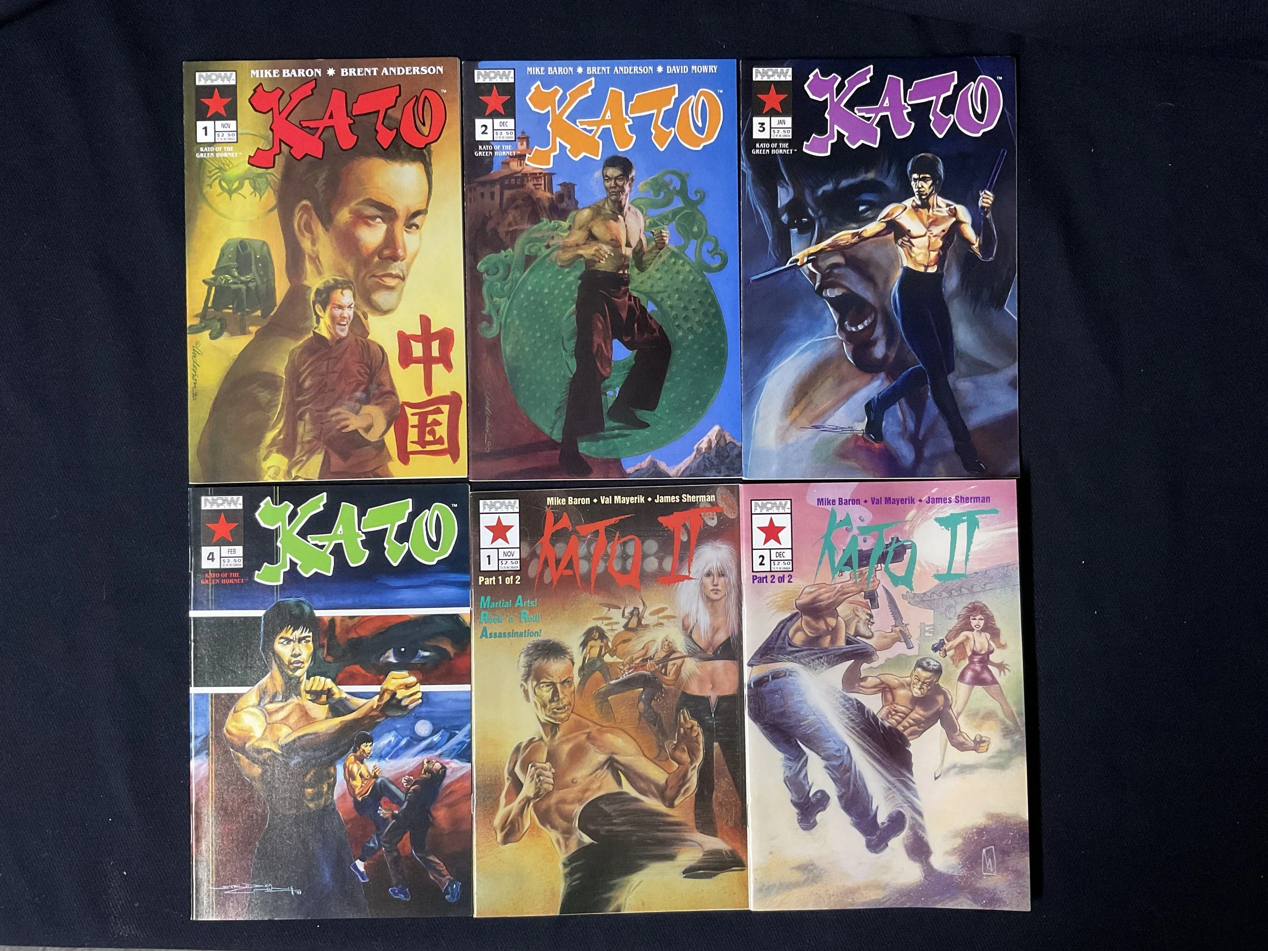 Kato - Green Hornet - Now Comics Lot of 6 books