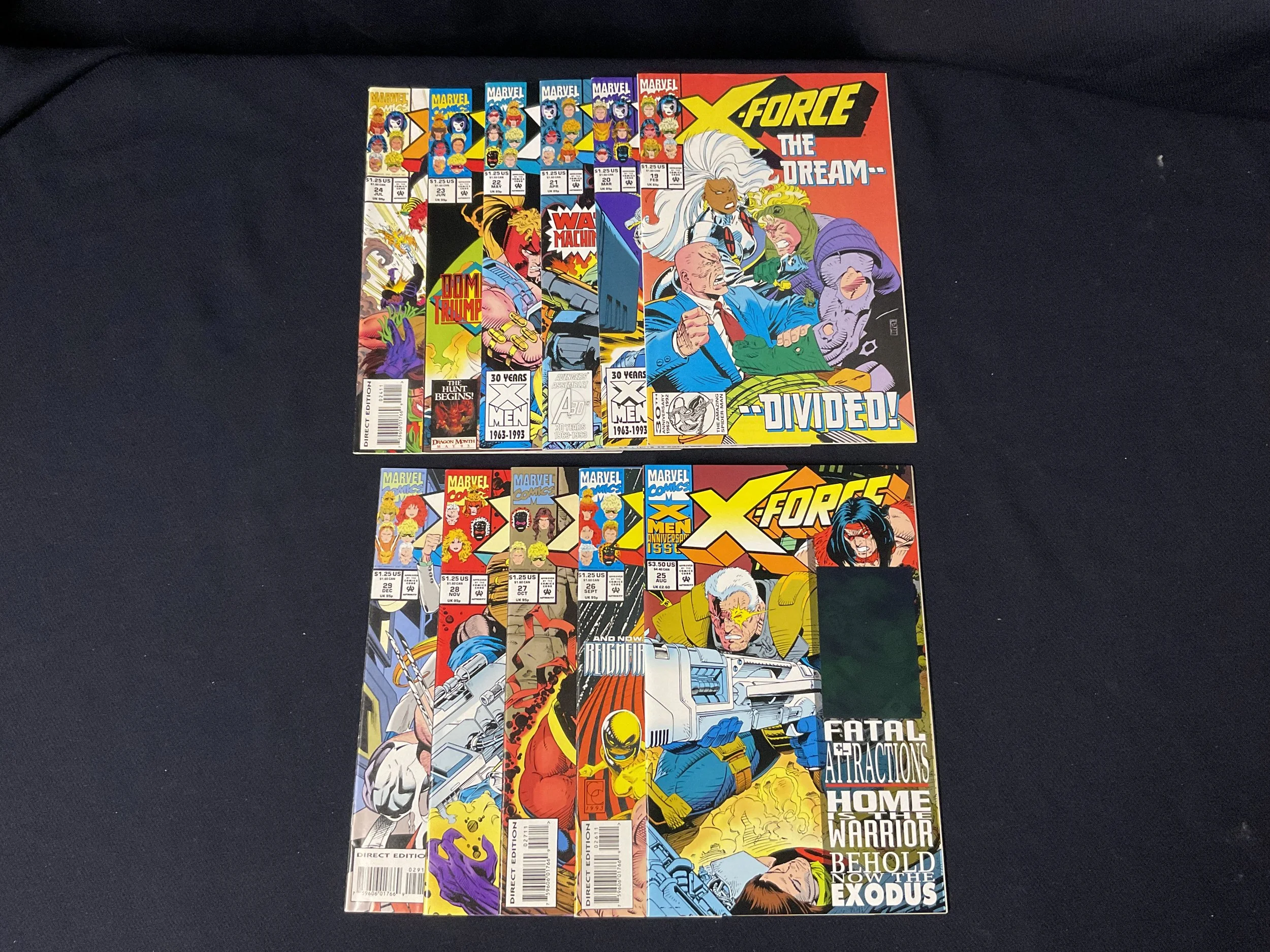 X-Force #19-29 - Lot of 11