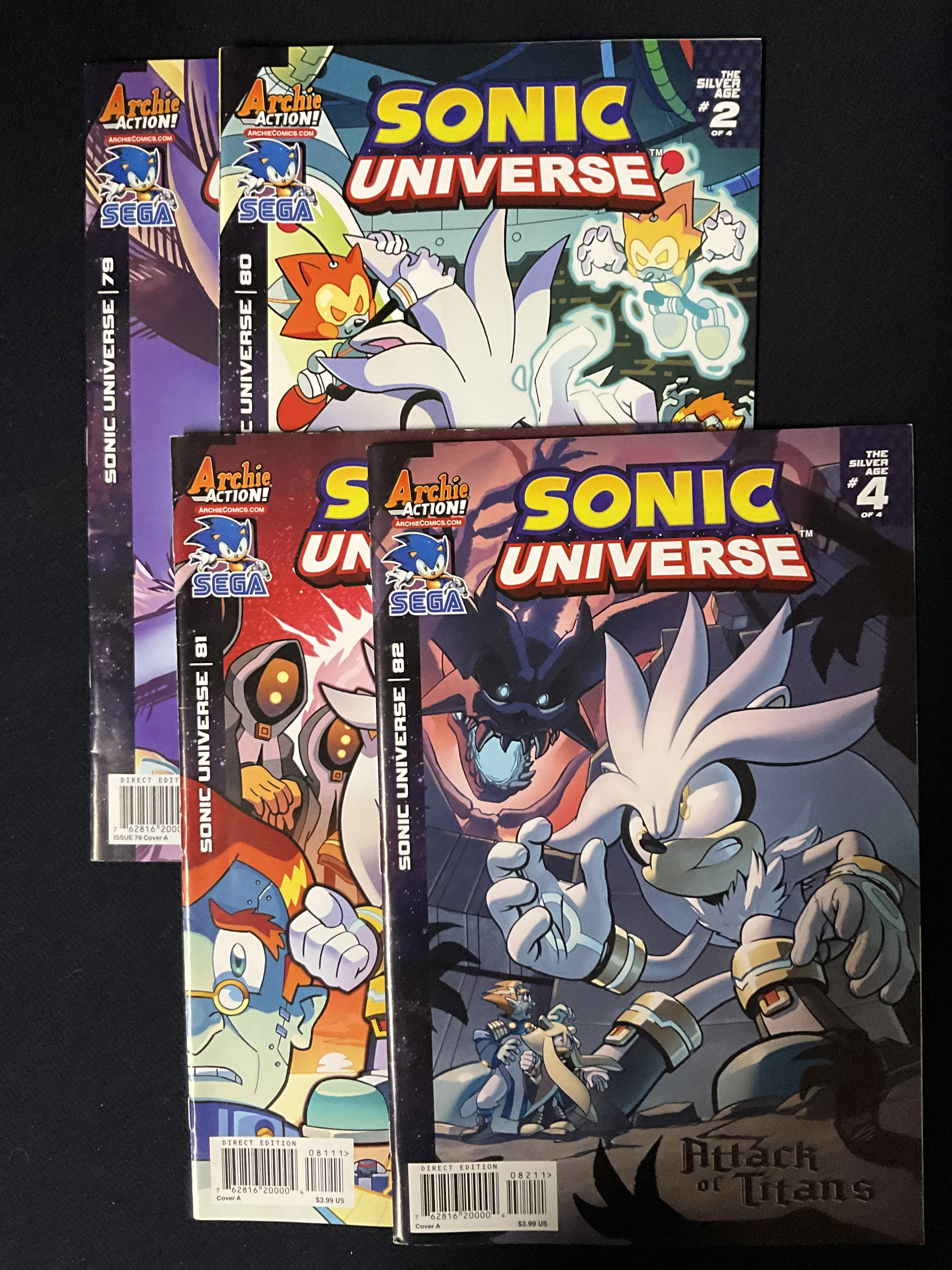 Sonic Universe #79-82 Lot 10 - The Silver Age 4-issue lot