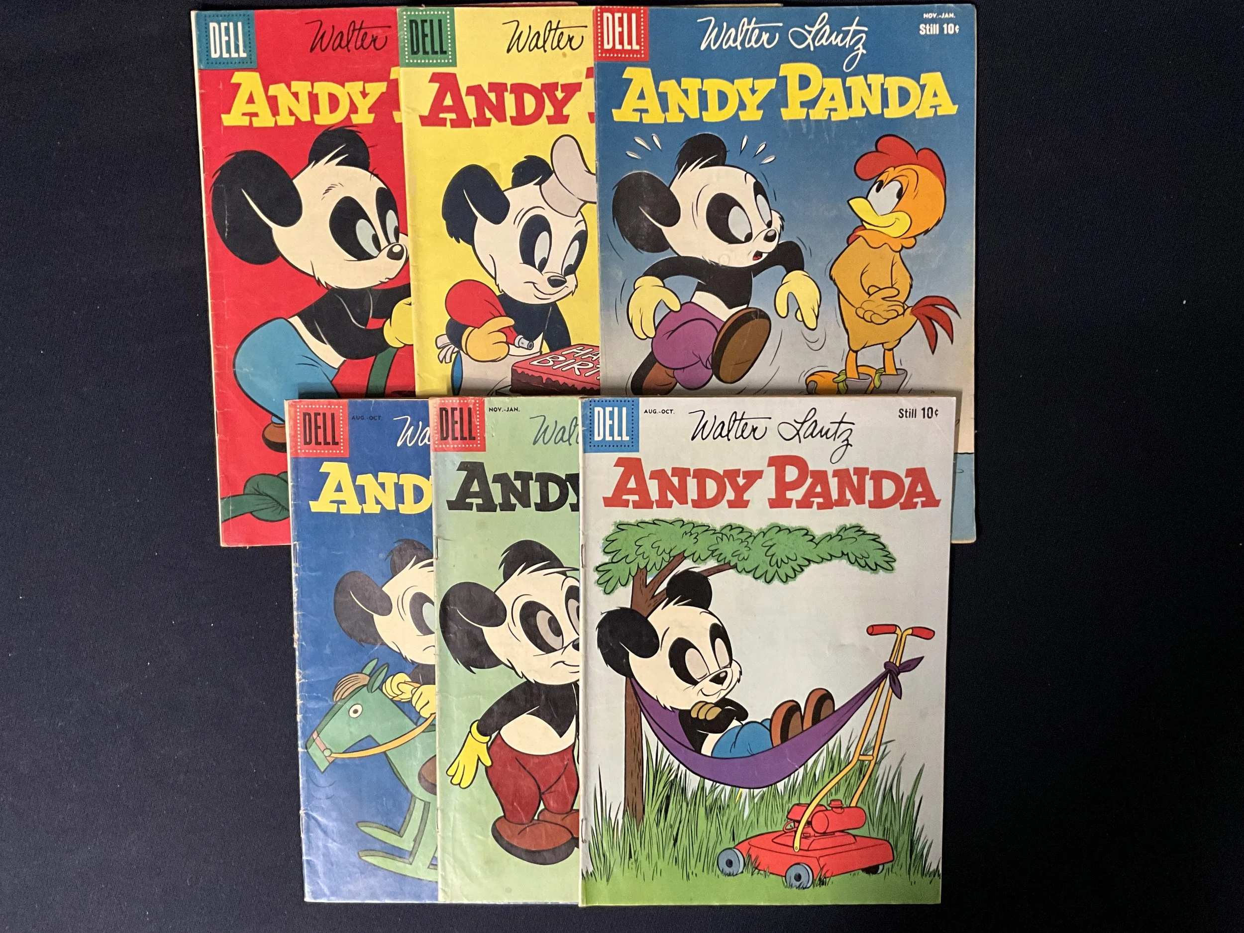 Andy Panda #35, 36, 44, 47, 48, & 51 - Dell 6-issue Lot
