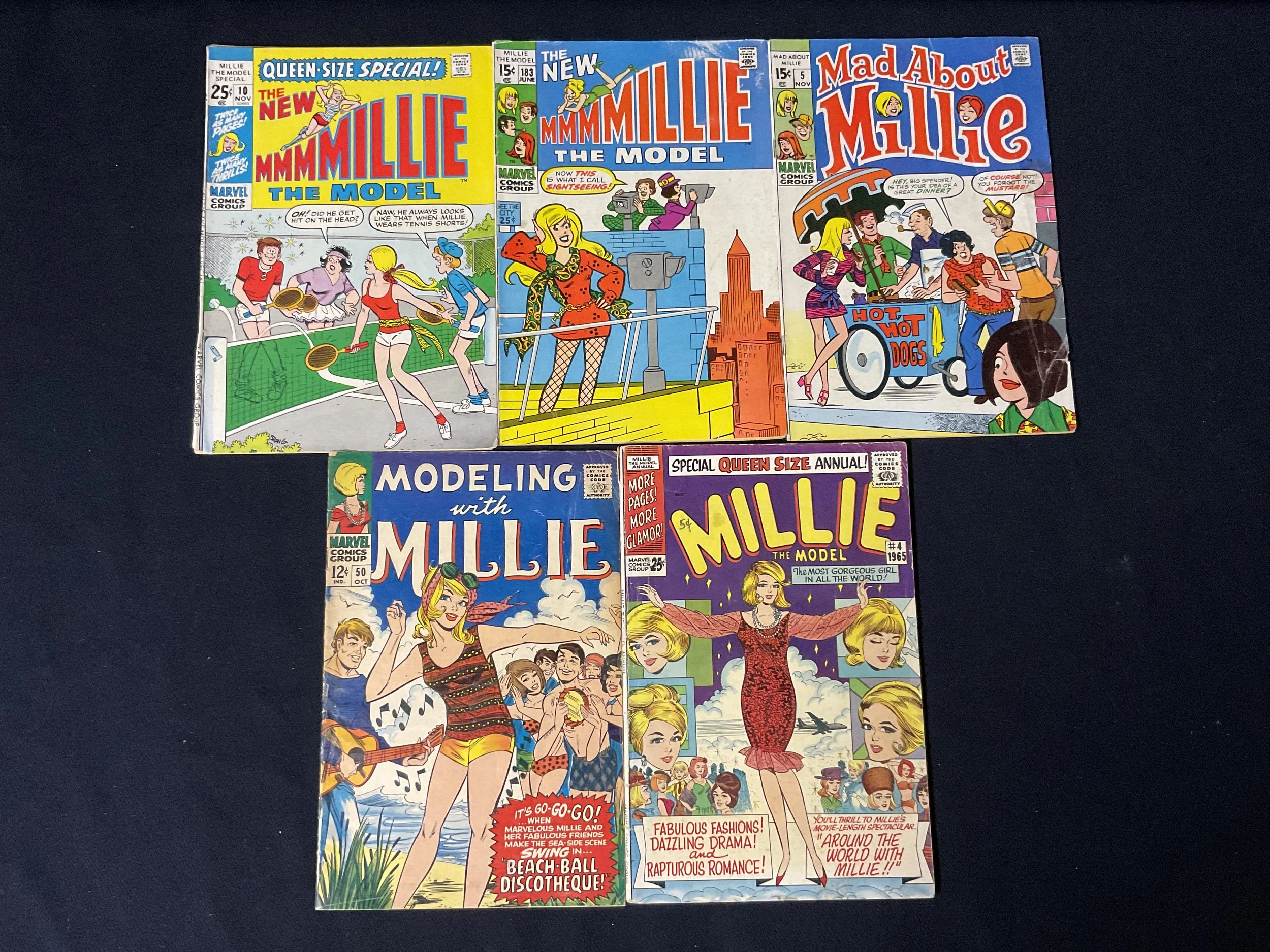 Millie the Model 5-issue Lot