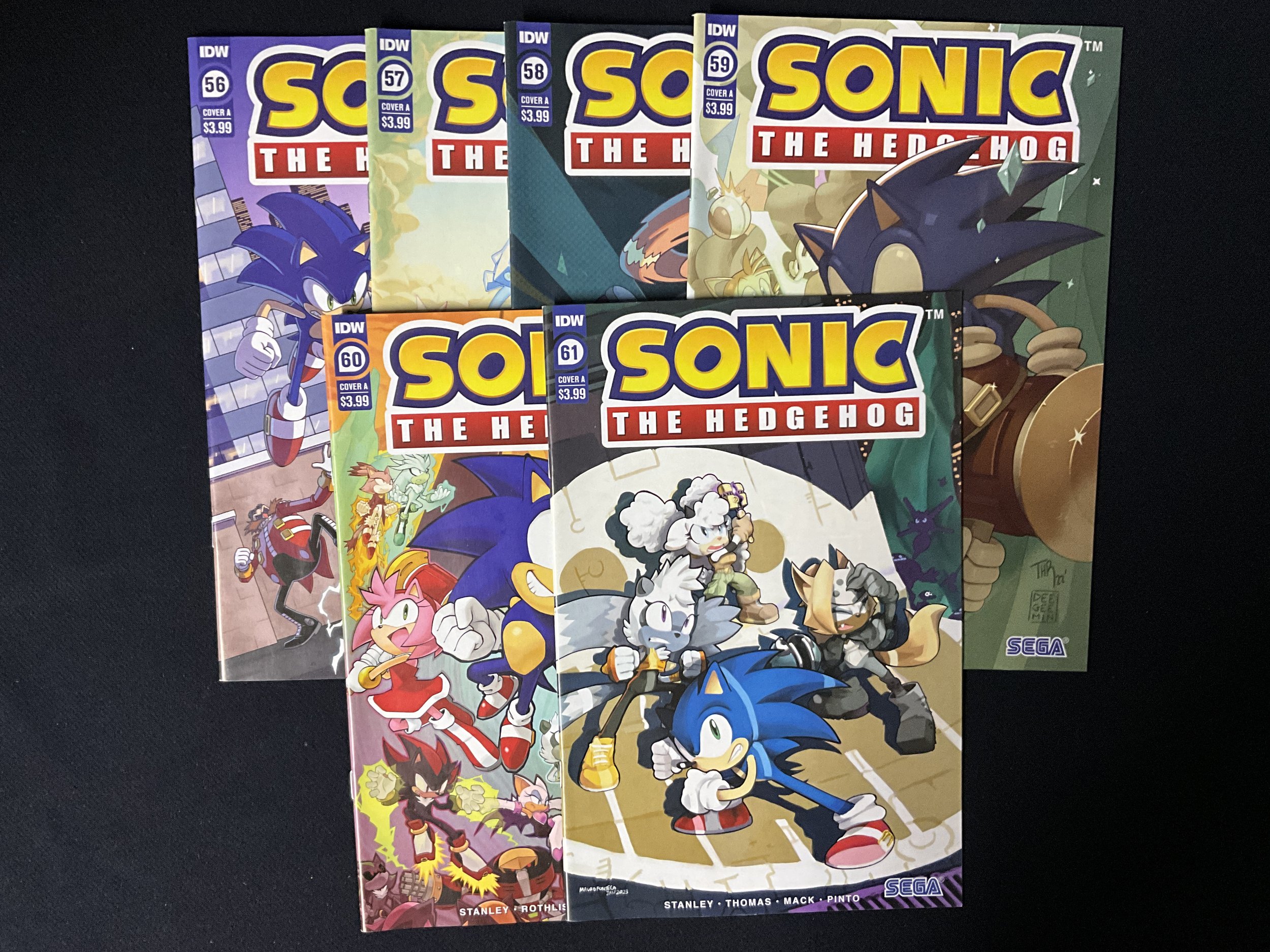 Sonic the Hedgehog #56-61 IDW 2023 6-issue Lot