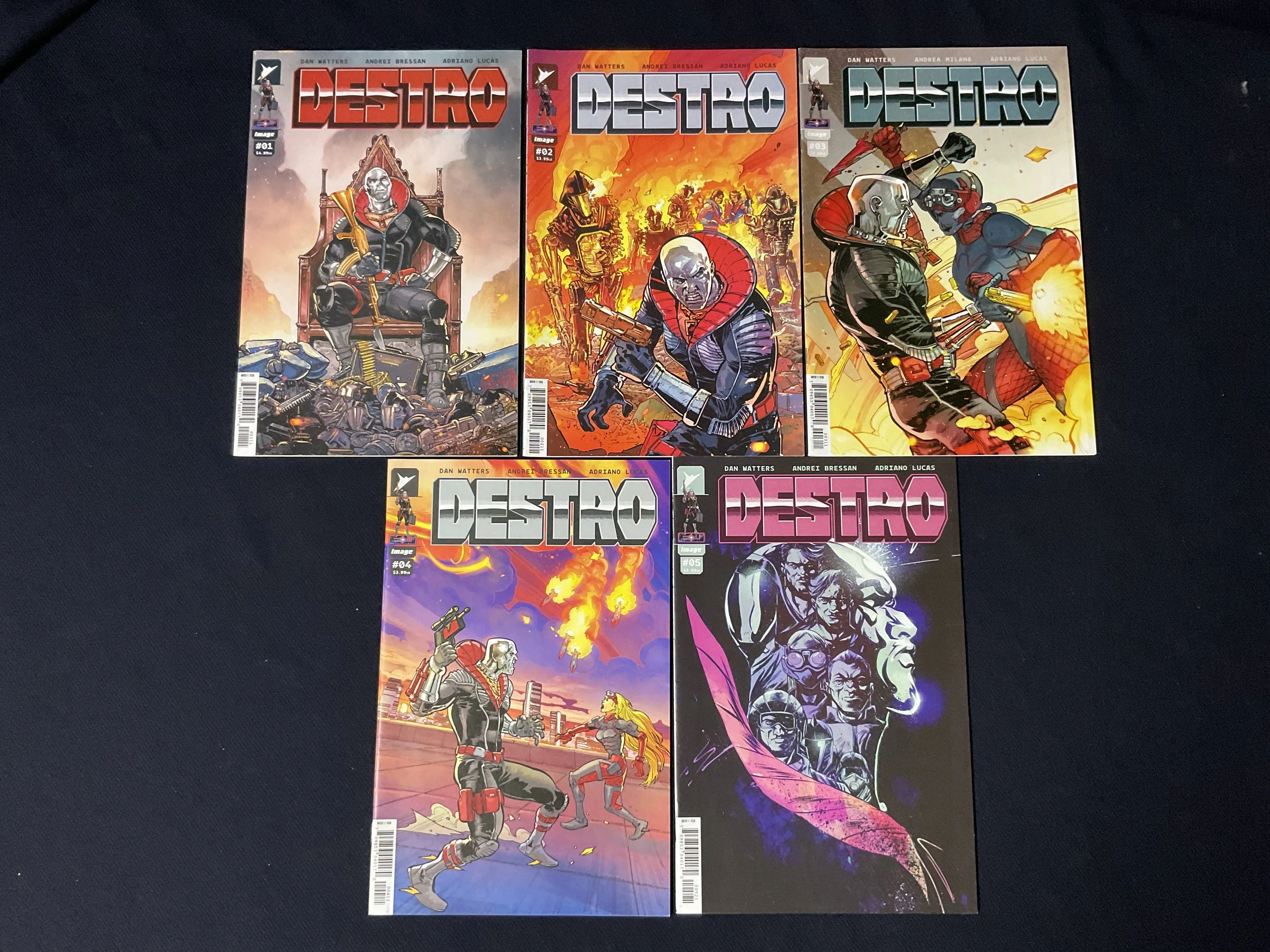 Destro #1-5 Complete Skybound G.I. Joe Series