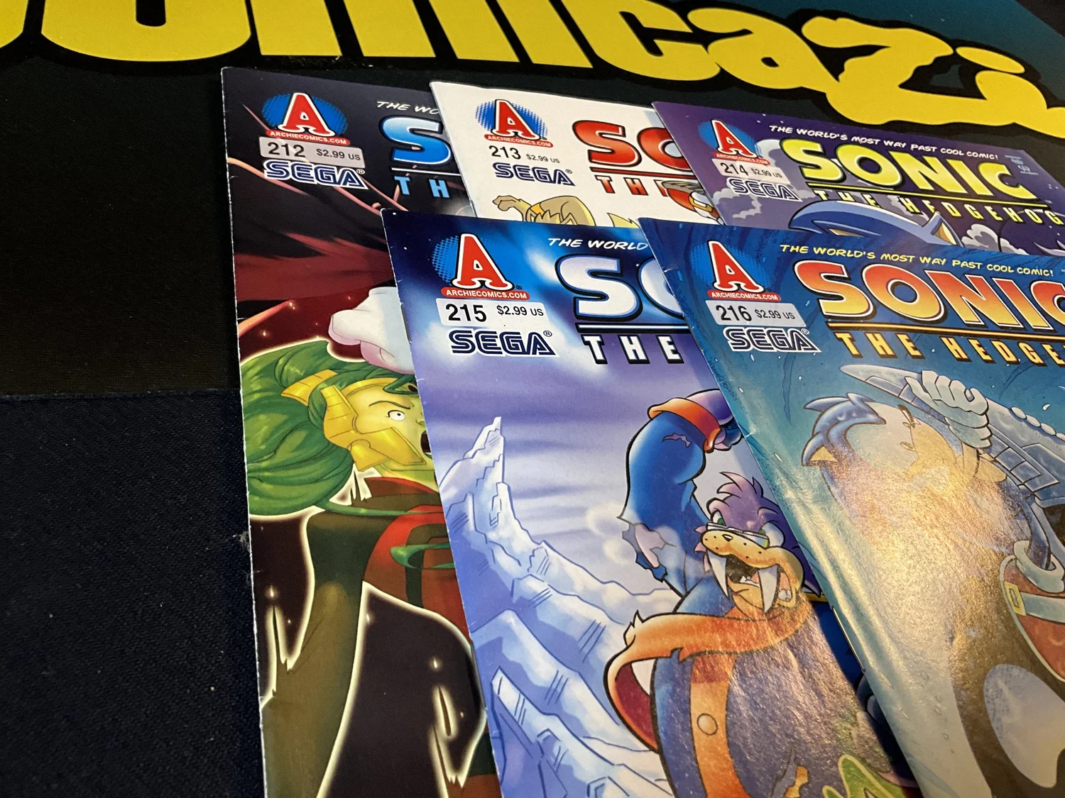 Sonic the Hedgehog Archie #212-216 - Lot 6 — Comicazi