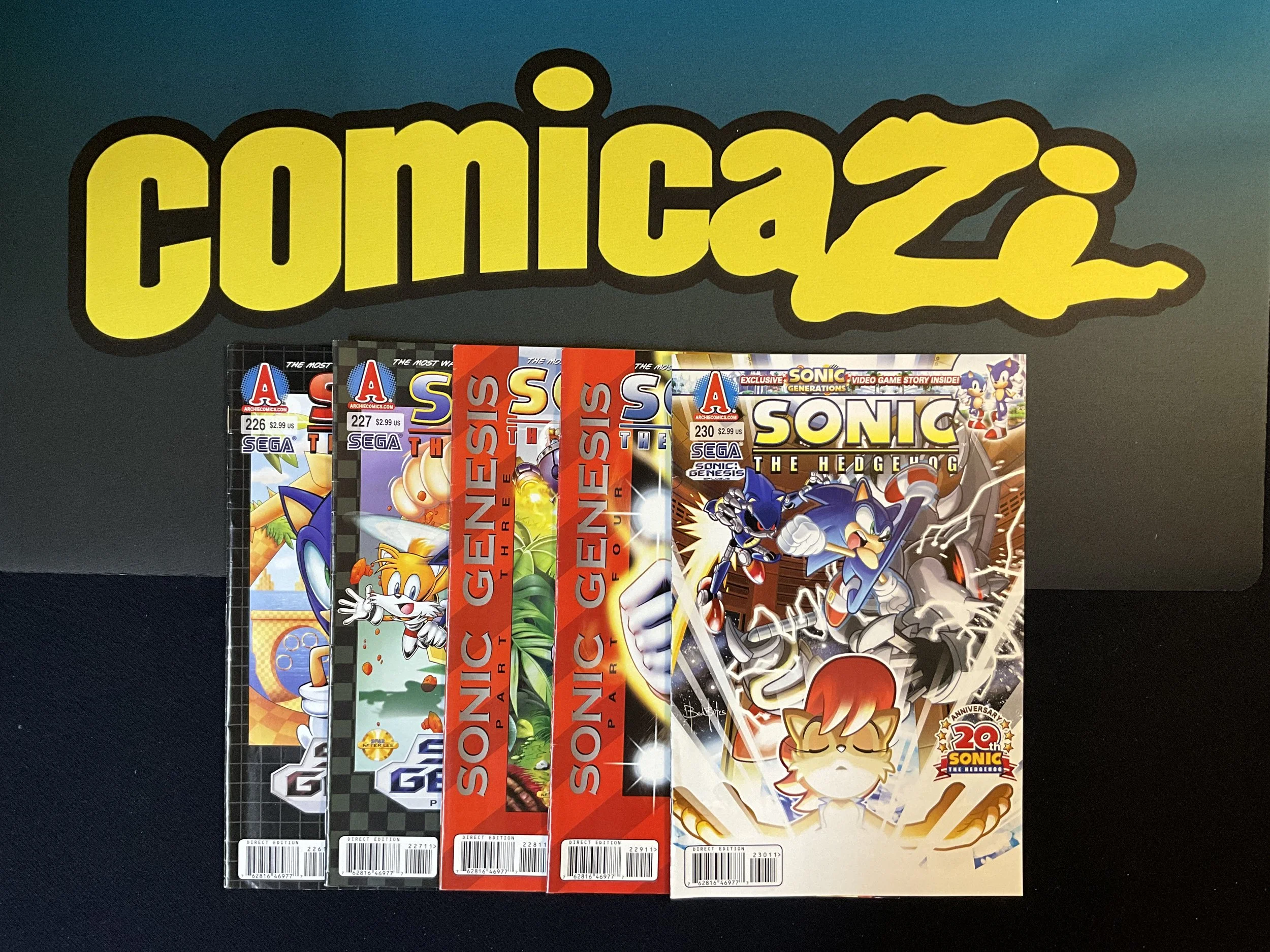 Sonic the Hedgehog #226-230 - Archie Lot 7