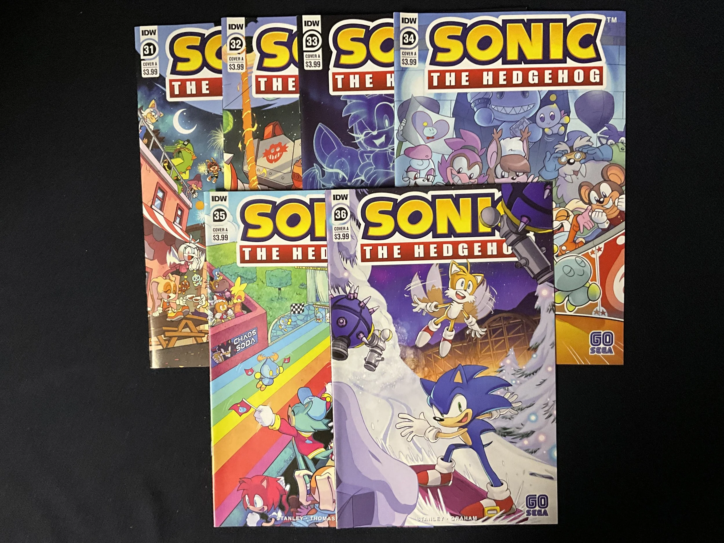 Sonic the Hedgehog #31-36 IDW 2020 6-issue lot