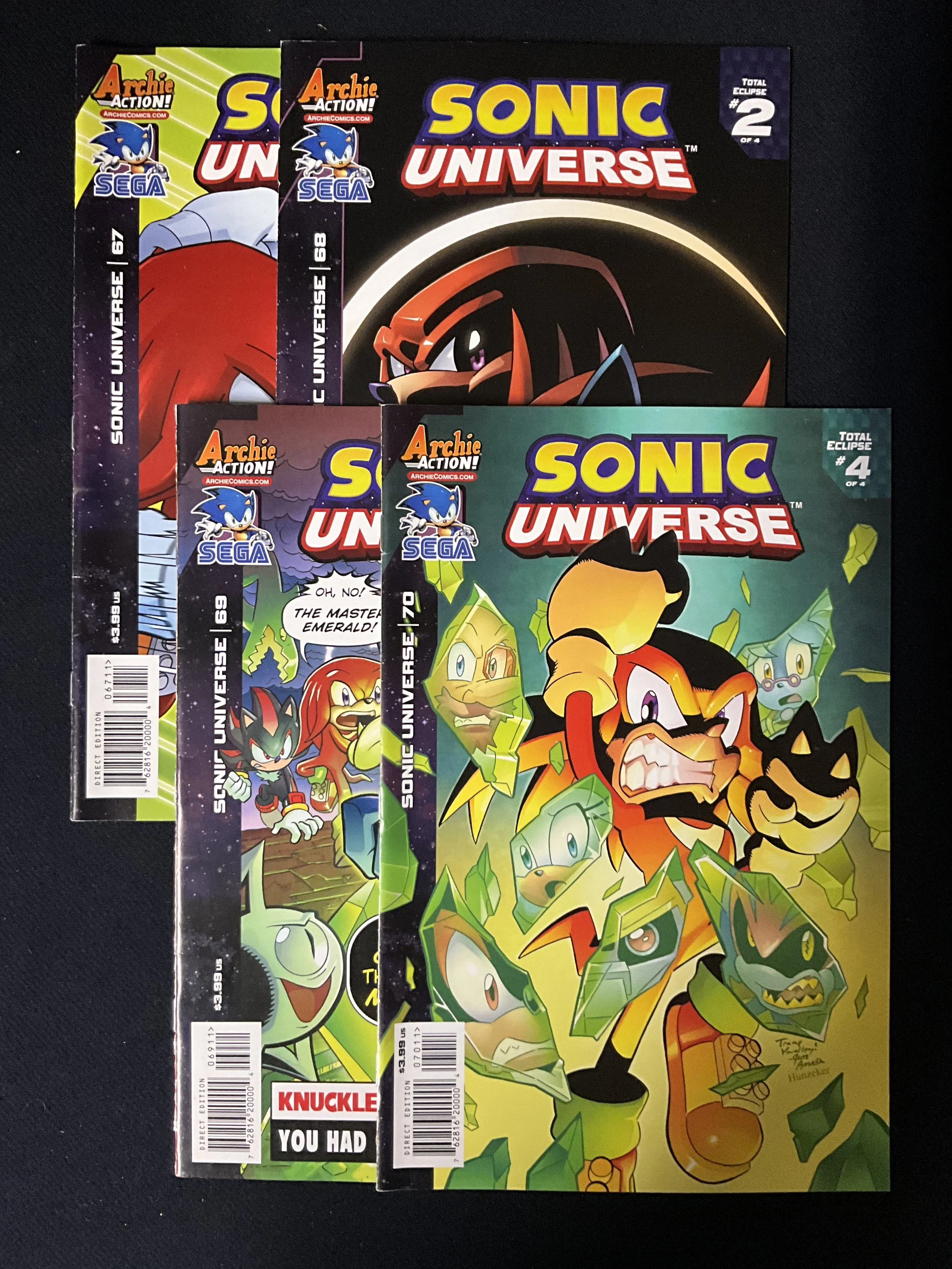 Sonic Universe #67-70 Lot 8 - Total Eclipse 4-issue lot