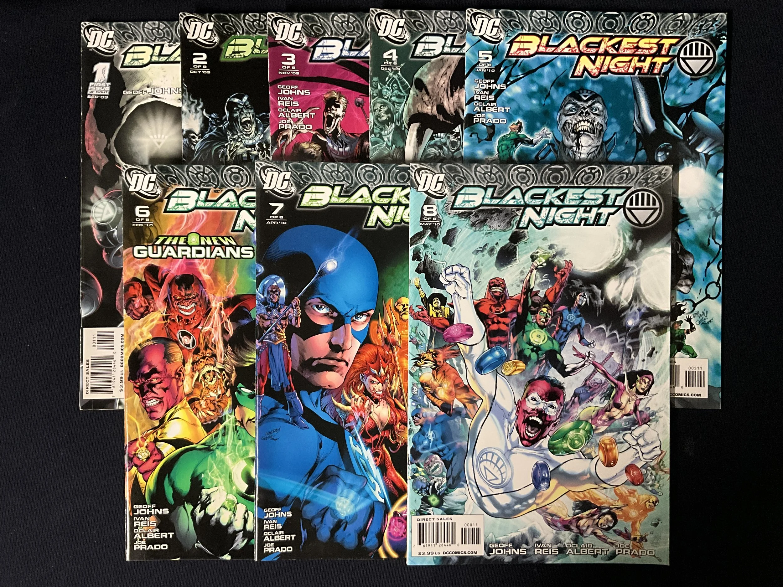 Blackest Night #1-8 Green Lantern