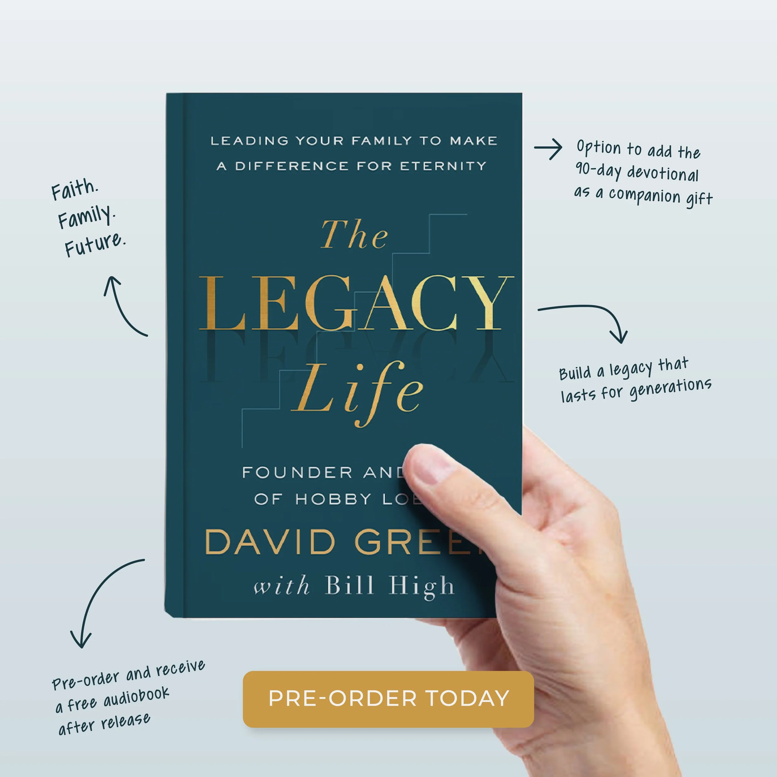 Digital ad for Legacy Stone book launch