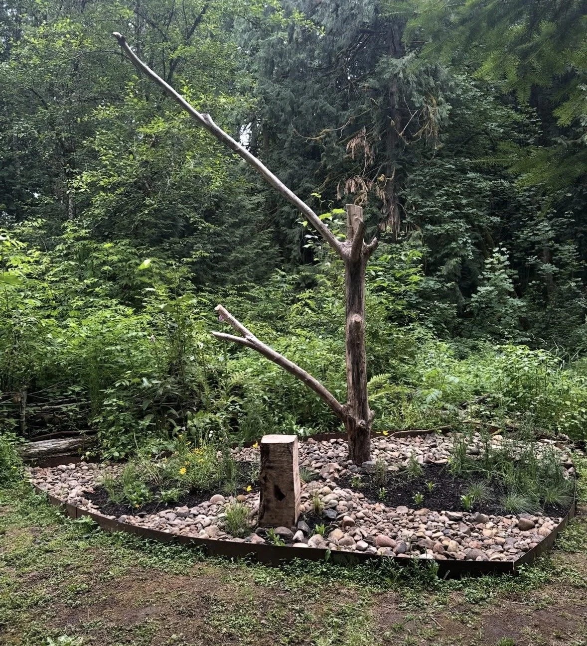 Earthwork No. 1 (drifting experiential habitation) land art installation by Barb Burwell