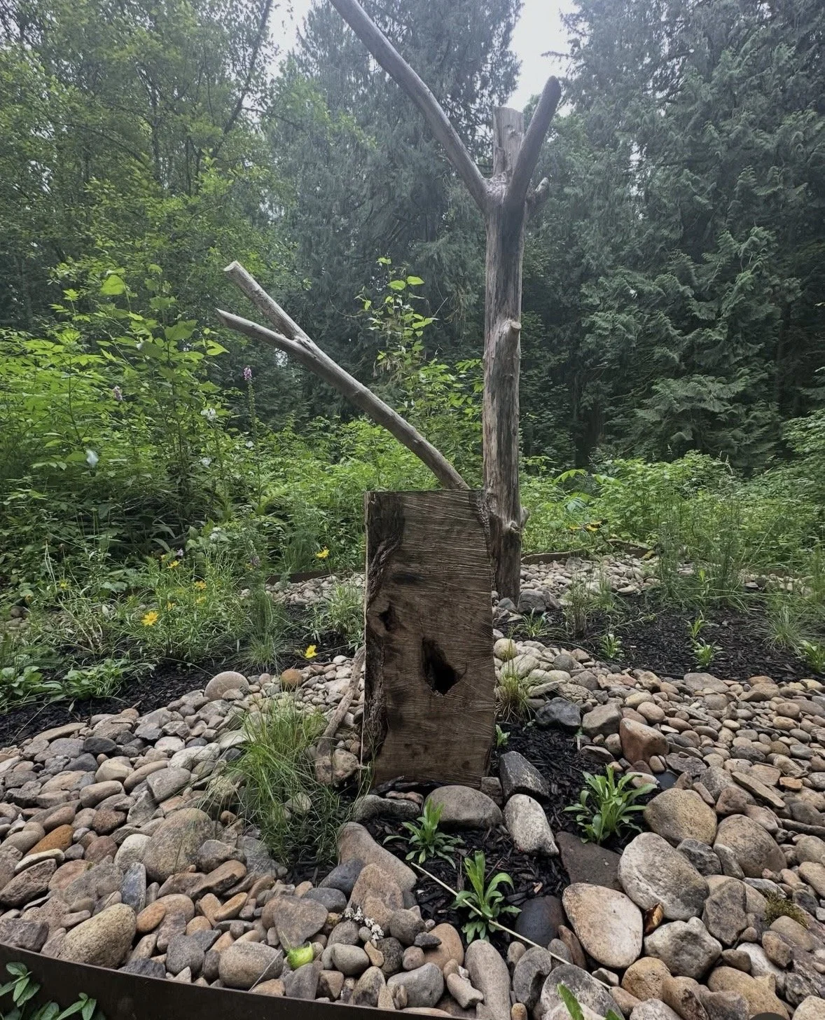 Earthwork No. 1 (drifting experiential habitation) land art installation by Barb Burwell