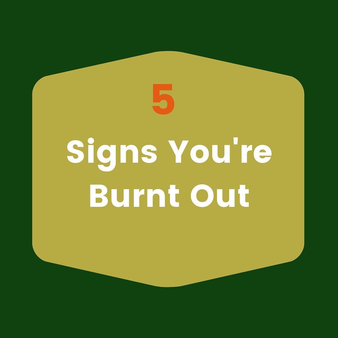How do you know when you're experiencing burn out? 🔥 
Swipe through for key signs and tips on how to realign yourself. 
⠀⠀⠀⠀⠀⠀⠀⠀⠀
Creating a mindfulness practice, connecting with friends, and taking more time for rest are all ways you can feel more 