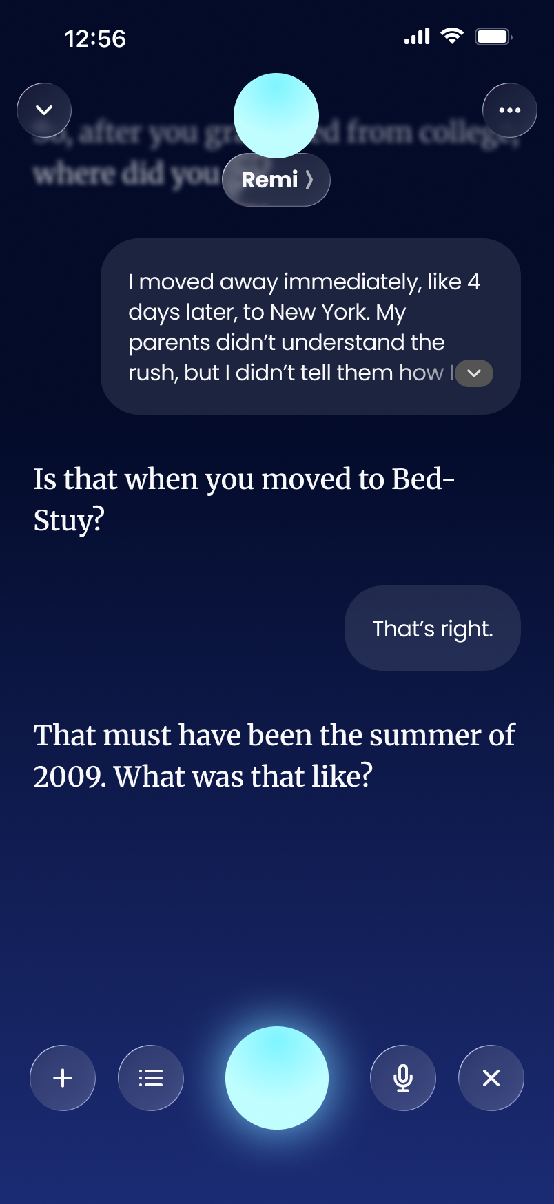 AI Voice Input UI