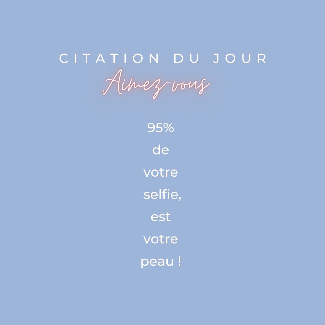 Prenez soin de votre peau 😜💙 Pour tous renseignements, RDV sur notre site internet renaissancemonceau.com