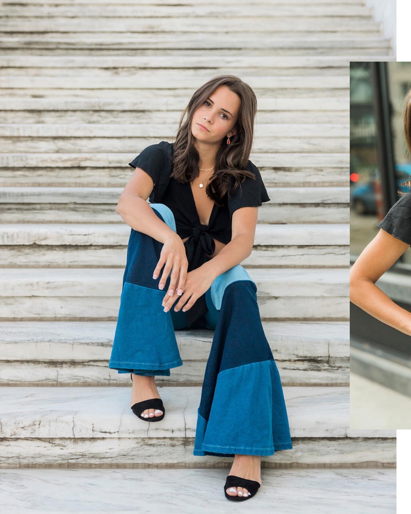 When your senior brings a statement outfit, you find locations to enhance the outfit &amp; bring out some personality!  I think Lauren nailed it!⁠
.⁠
.⁠
.⁠
.⁠
.⁠
.⁠
.⁠
#metrodetroit #annarborphotographer #divinechild #mercyhighschool #detroitsenior #