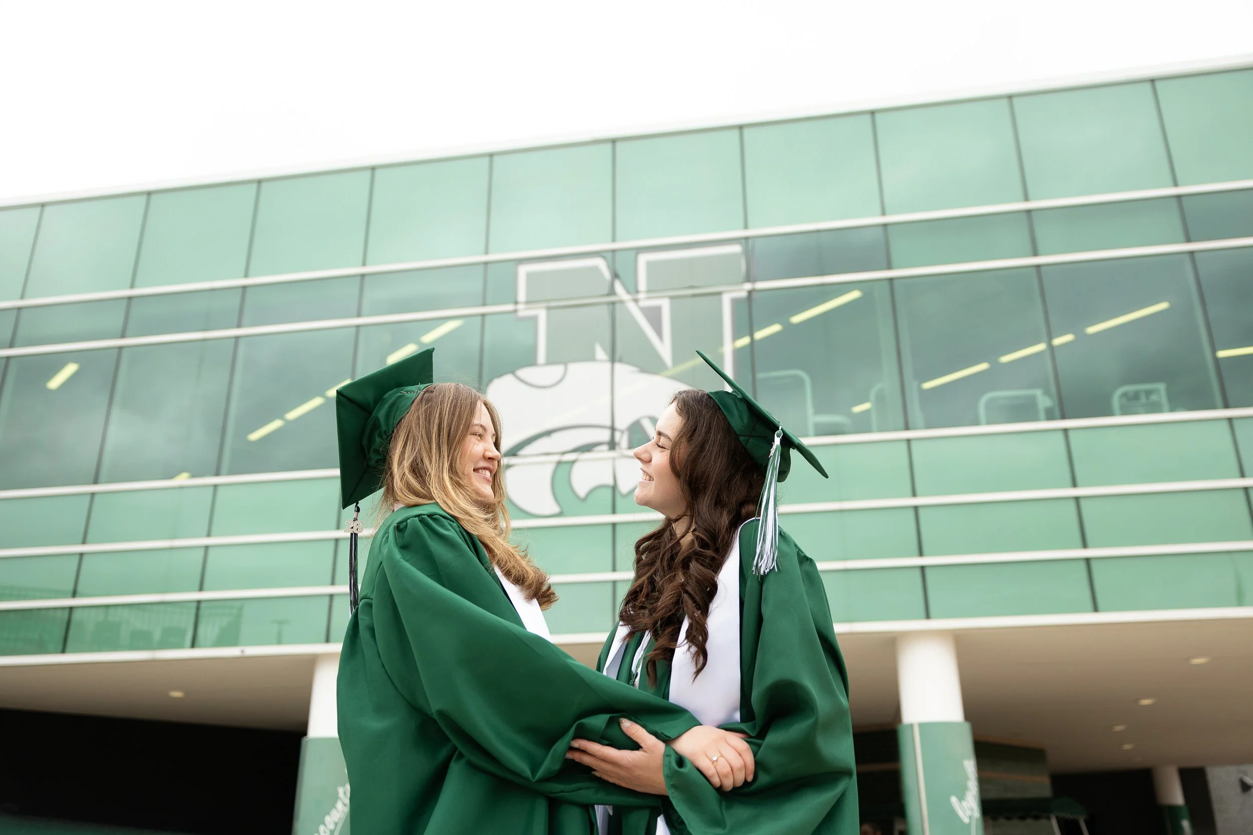 Senior cap and gown photos Novi Michigan