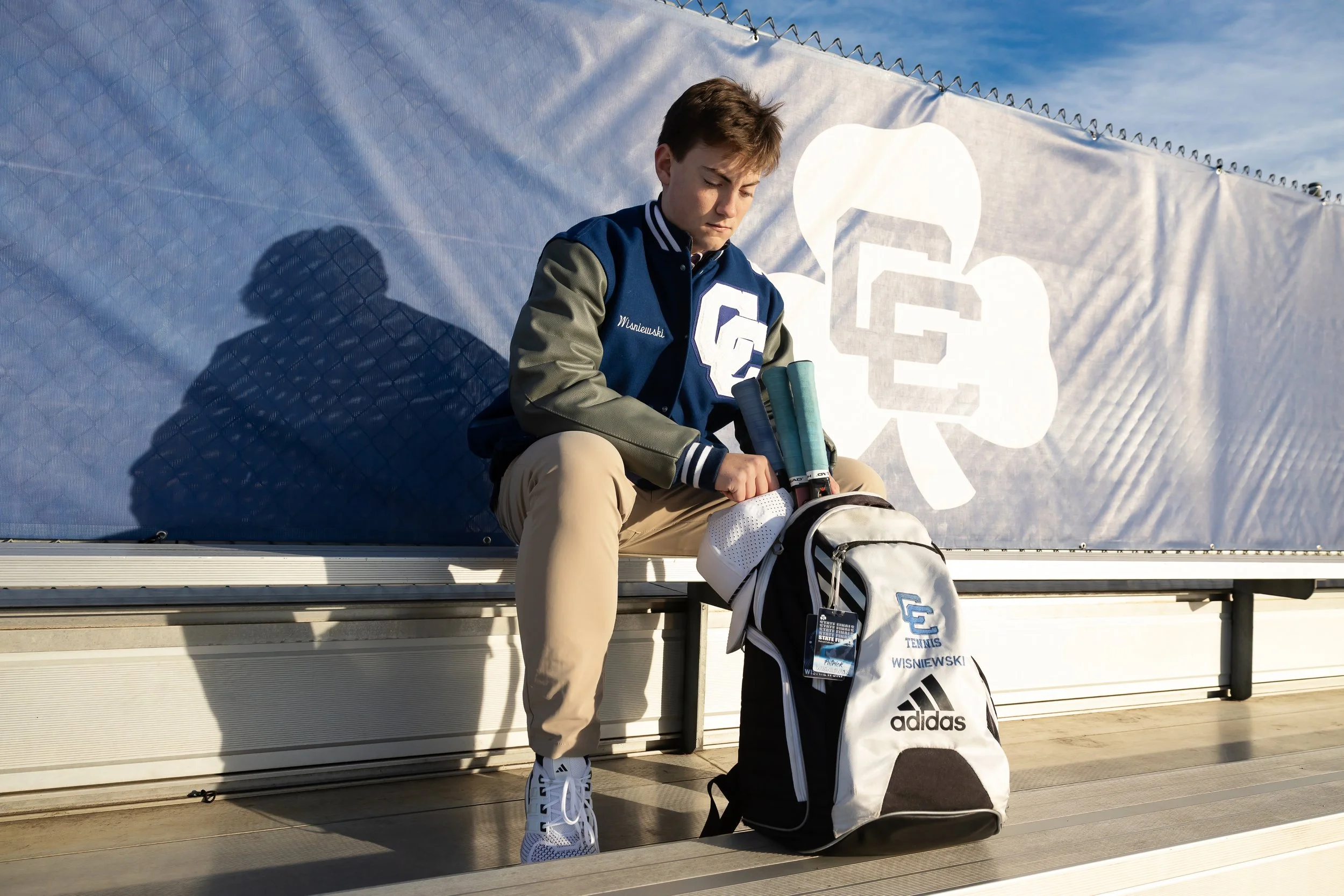 Natural senior pictures Novi MI Catholic Central