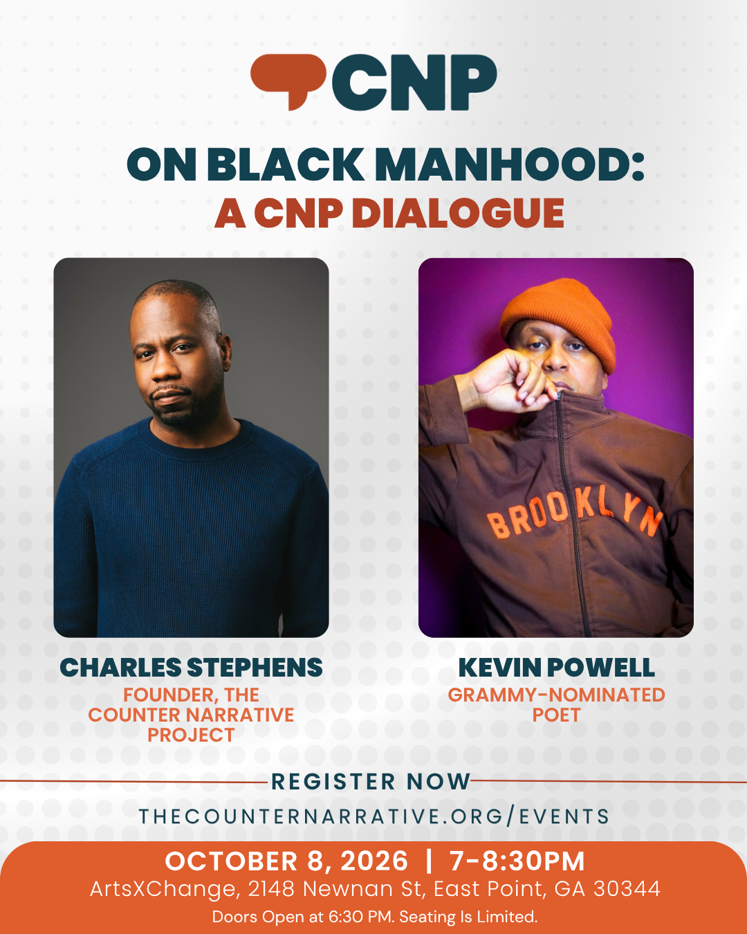 On Black Manhood: A CNP Dialogue With Charles Stephens and Kevin Powell