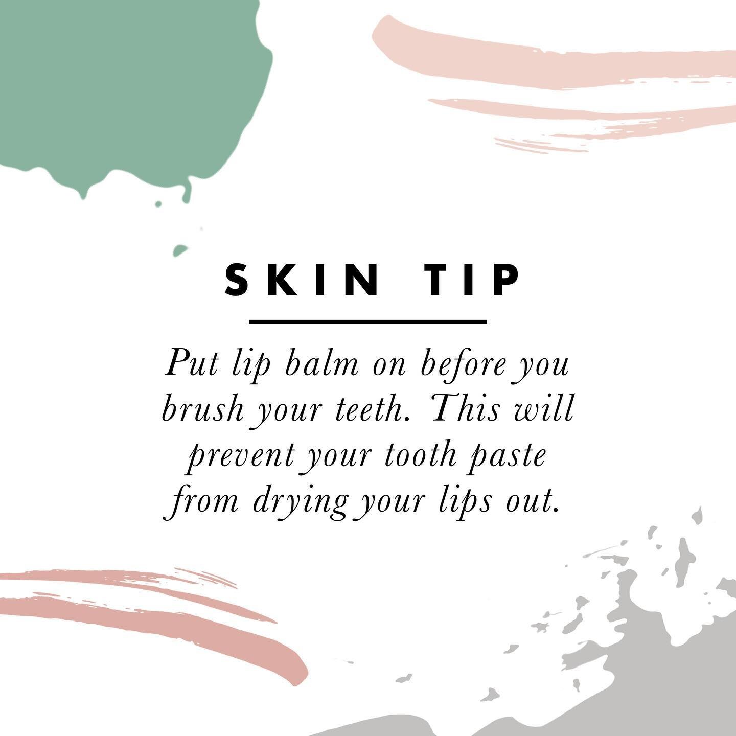 Could your toothpaste be the culprit behind your dry lips? Additives and flavors in toothpaste can cause dryness, flaking and peeling. Dehydration of your lips can even cause them to darken over time. What&rsquo;s a girl to do? 

Apply a tick lip bal