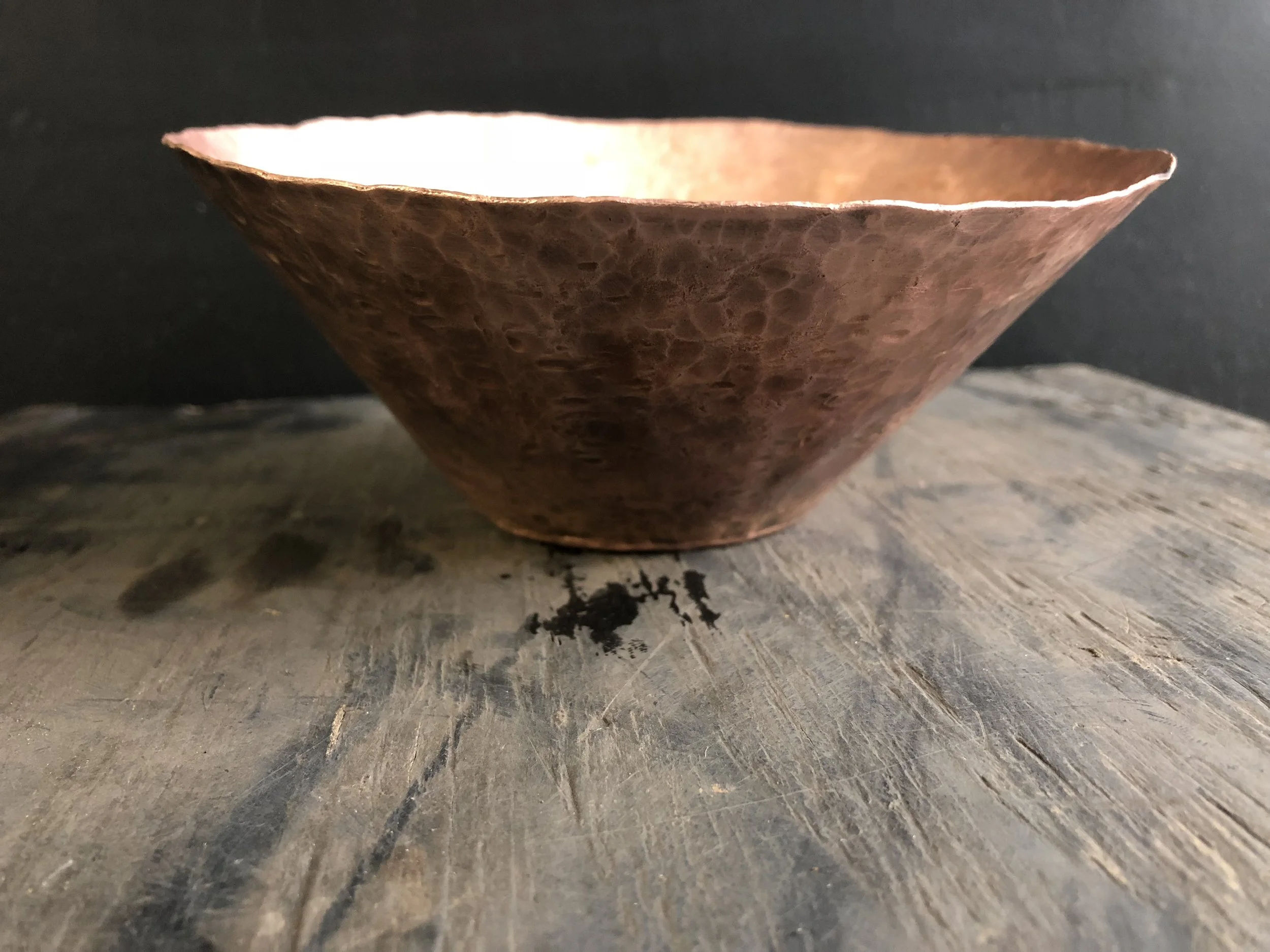 Simple Planished Copper Bowl.jpeg