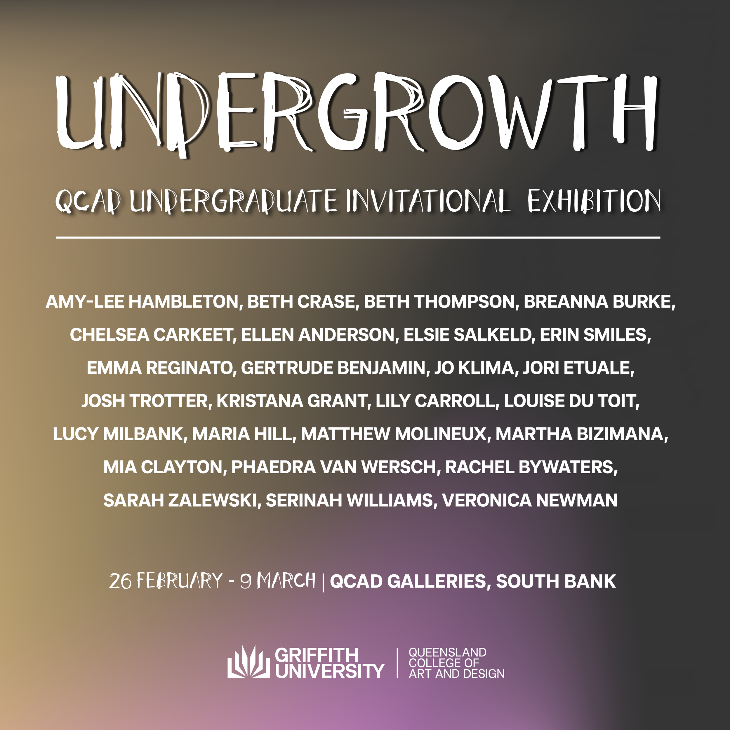 Undergrowth, QCAD Galleries (2024)