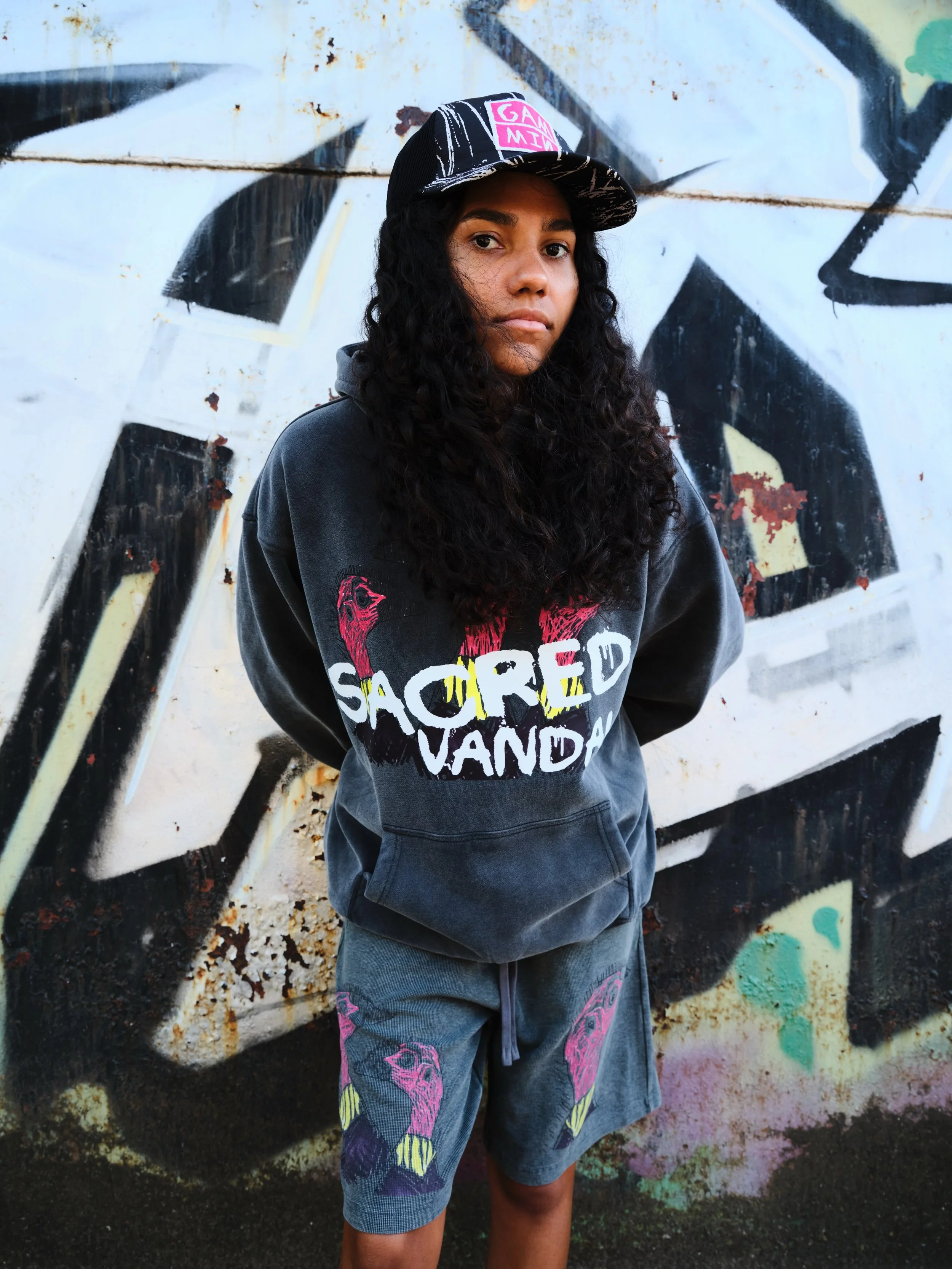 Sharing our Sacred Vandal design, created by 16-year-old artist Bowie Ellis, who has cultural connections to Wakka Wakka Country and the Torres Strait and lives on Yarun (Bribie Island).

Bowie&rsquo;s artwork features the brush-turkey, commonly know