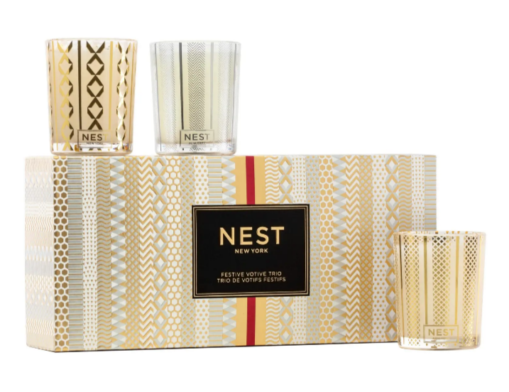 The cutest votive gift set from one of my favorite candle companies - any host/hostess would love to fill their homes with these indulgent scents!