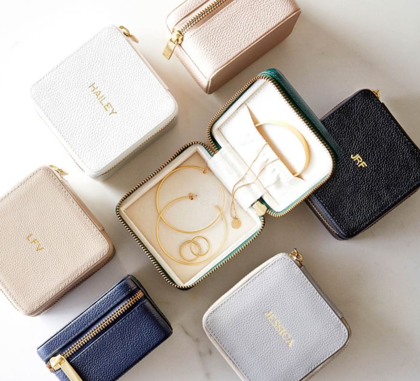 A great jewelry organization solution for both travel and keeping on your dresser. Add a personalization for just $12 and you’ve got one stocking stuffer checking off the list!