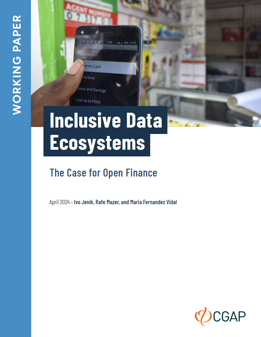 Working Paper for CGAP on Inclusive Data Ecosystems