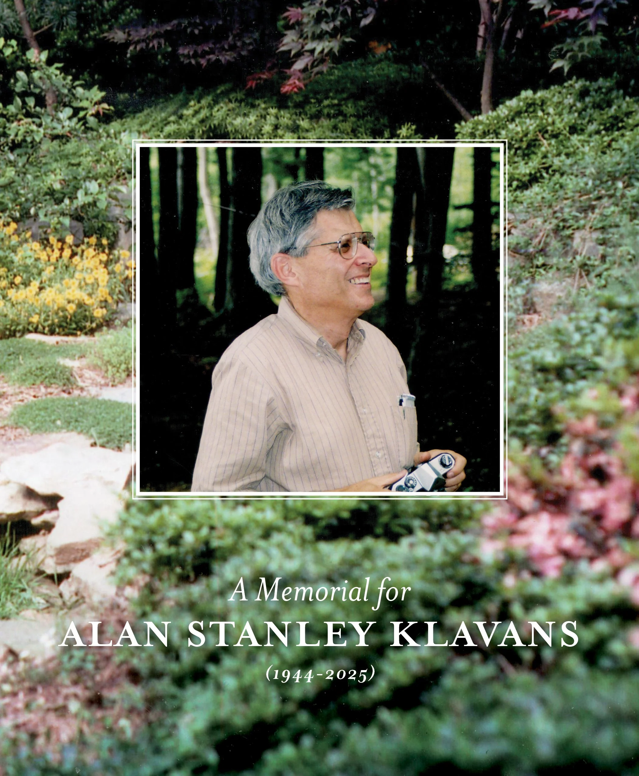 Klavans Memorial Book Cover