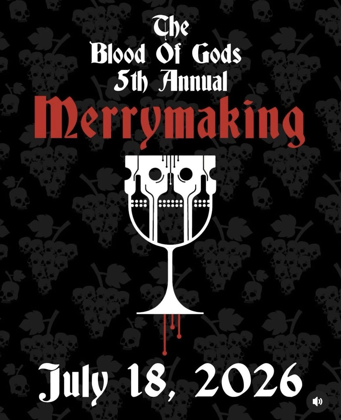ARMOUR WINES AT BLOOD OF GODS - MERRYMAKING!