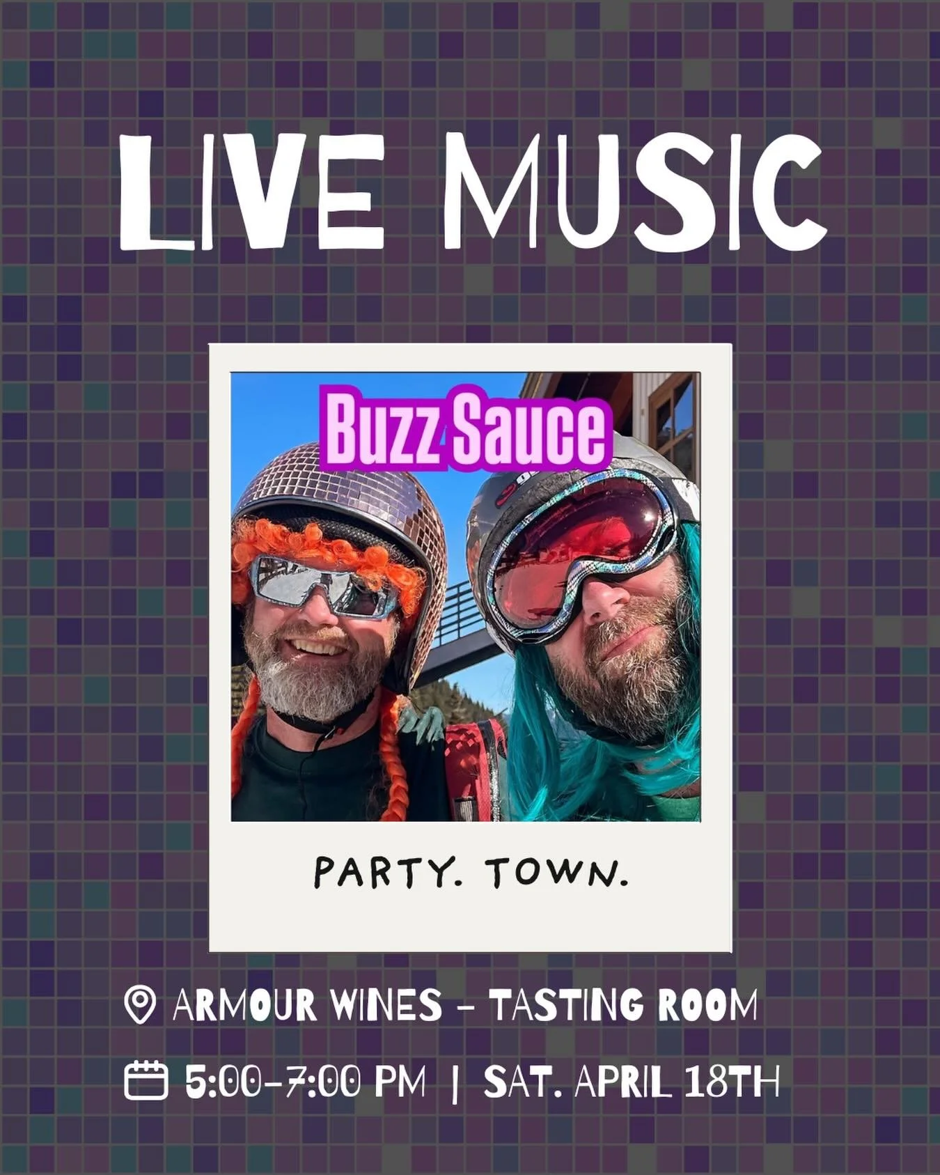 LIVE MUSIC! 🍷 🪩 🎉 

B&Uuml;ZZ SAUCE is playing at the Tasting Room this Saturday, April 18th.  5-7pm

Bring yer d&auml;ncin shoes! 🕺🏻 

Armour Wines - Tasting Room
612 S. Augustin Loop
East Wenatchee, WA