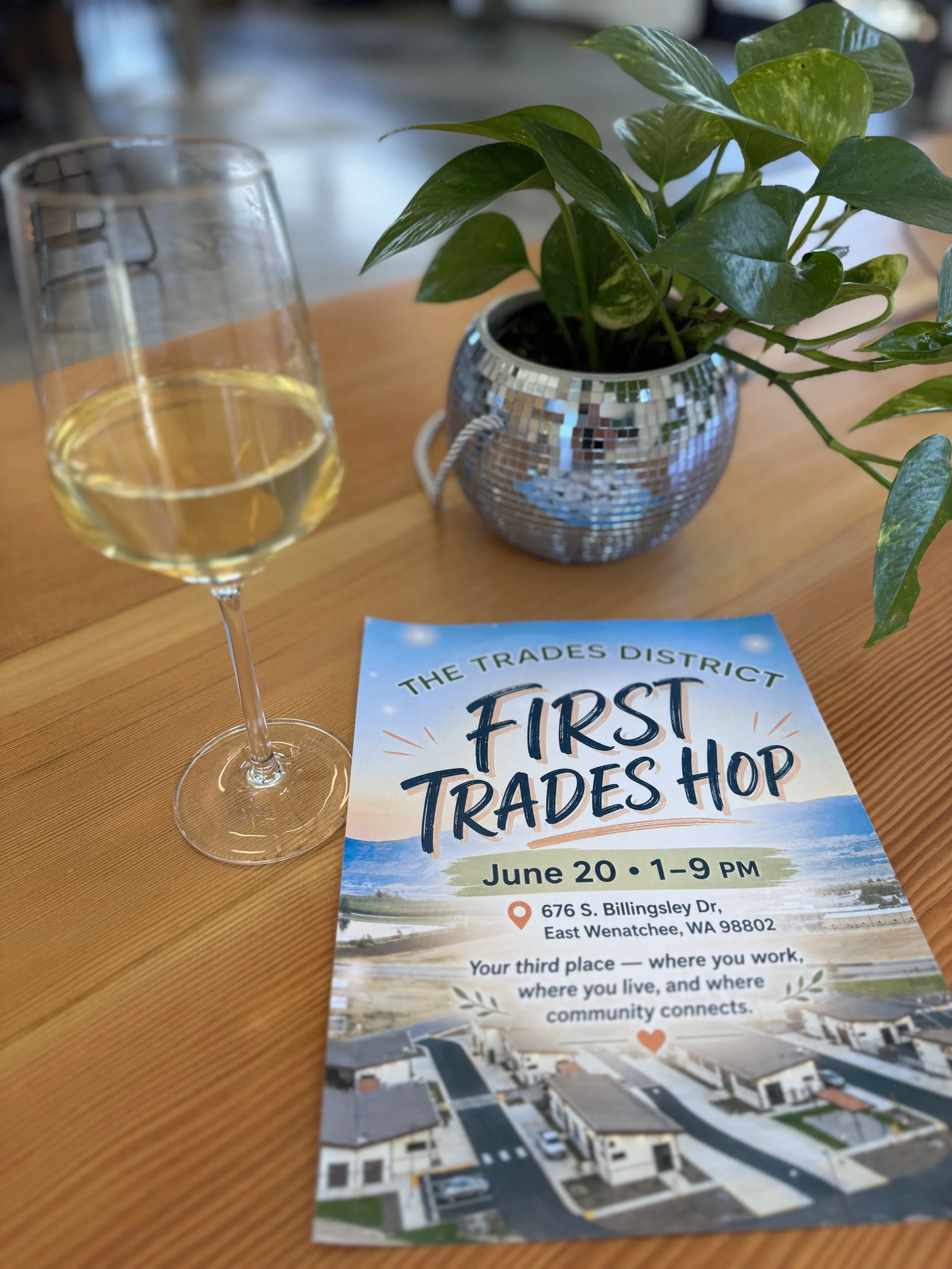 The first TRADES HOP @ the Trades District w/ Gypsy Lotus vendor pop-up!