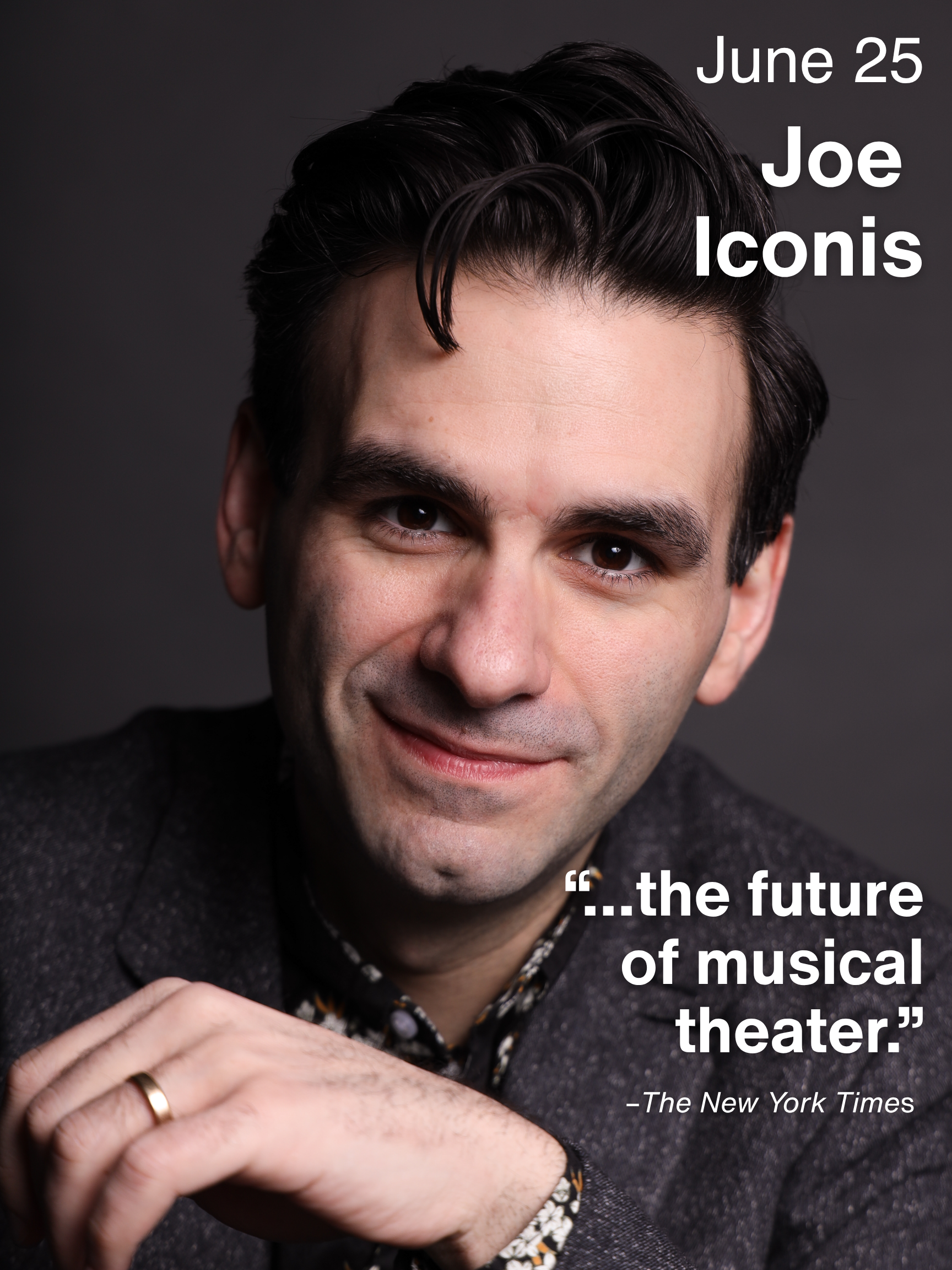 Joe Iconis performs June 25