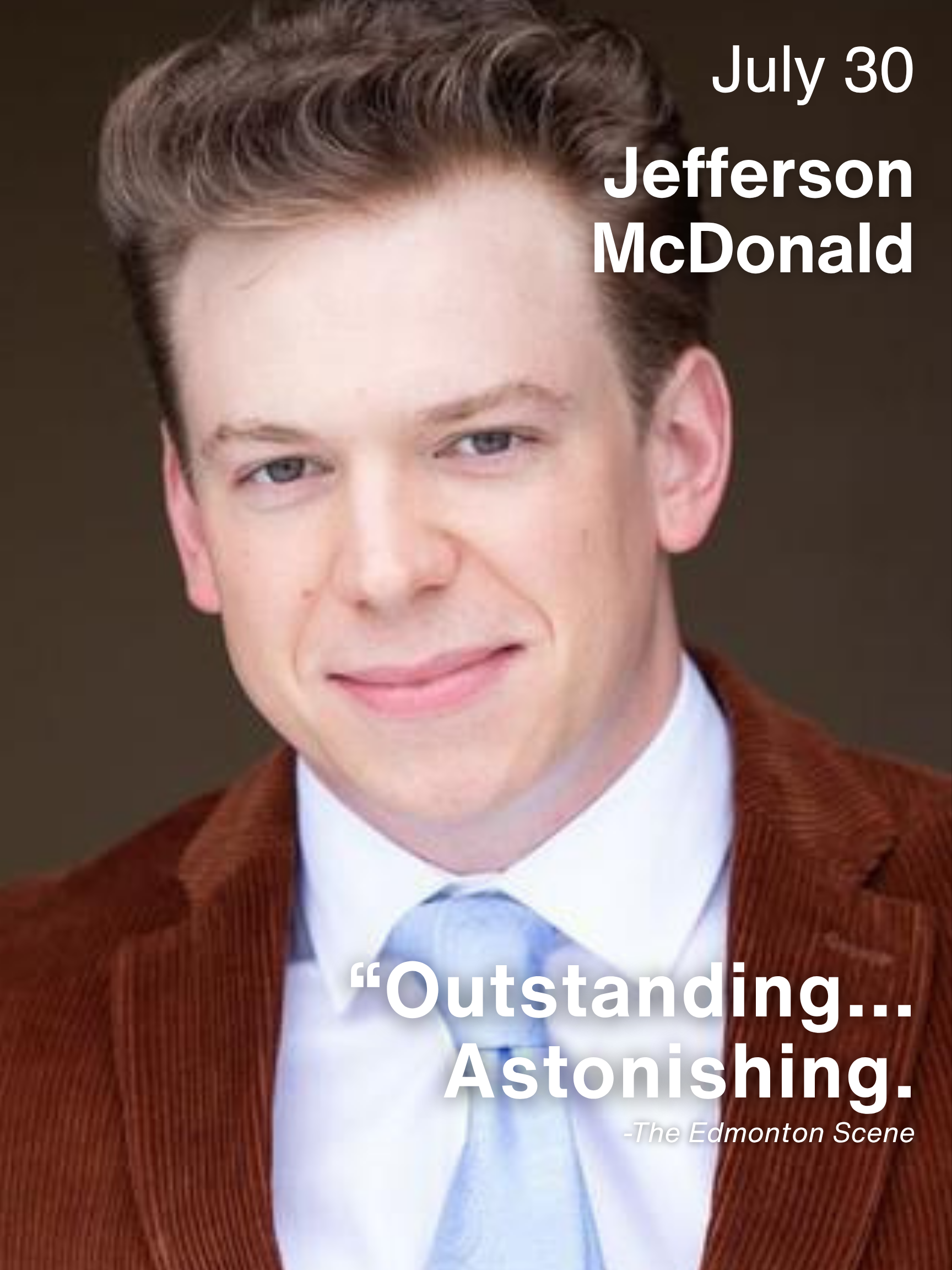 Jefferson McDonald performs July 30
