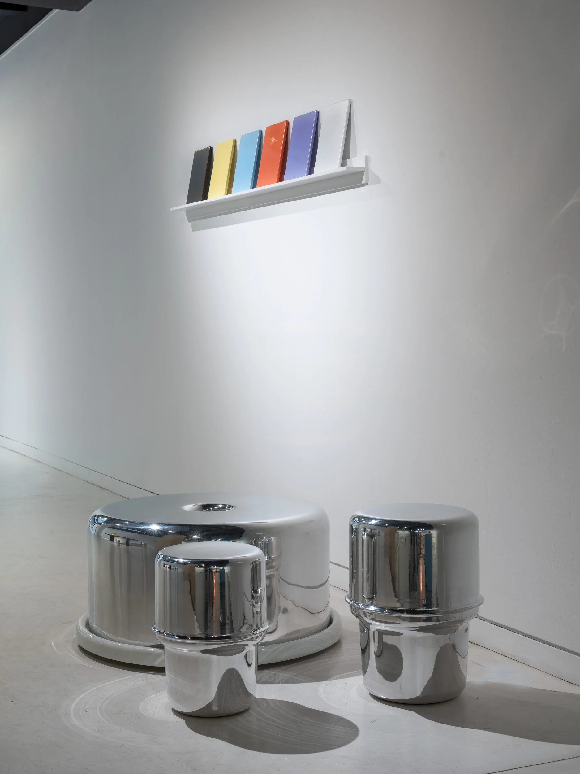  The Dyad stool and Cloche collection, designed by Edward Robinson for  Continuity  at Jousse entreprise (image: courtesy of Edward Robinson). 