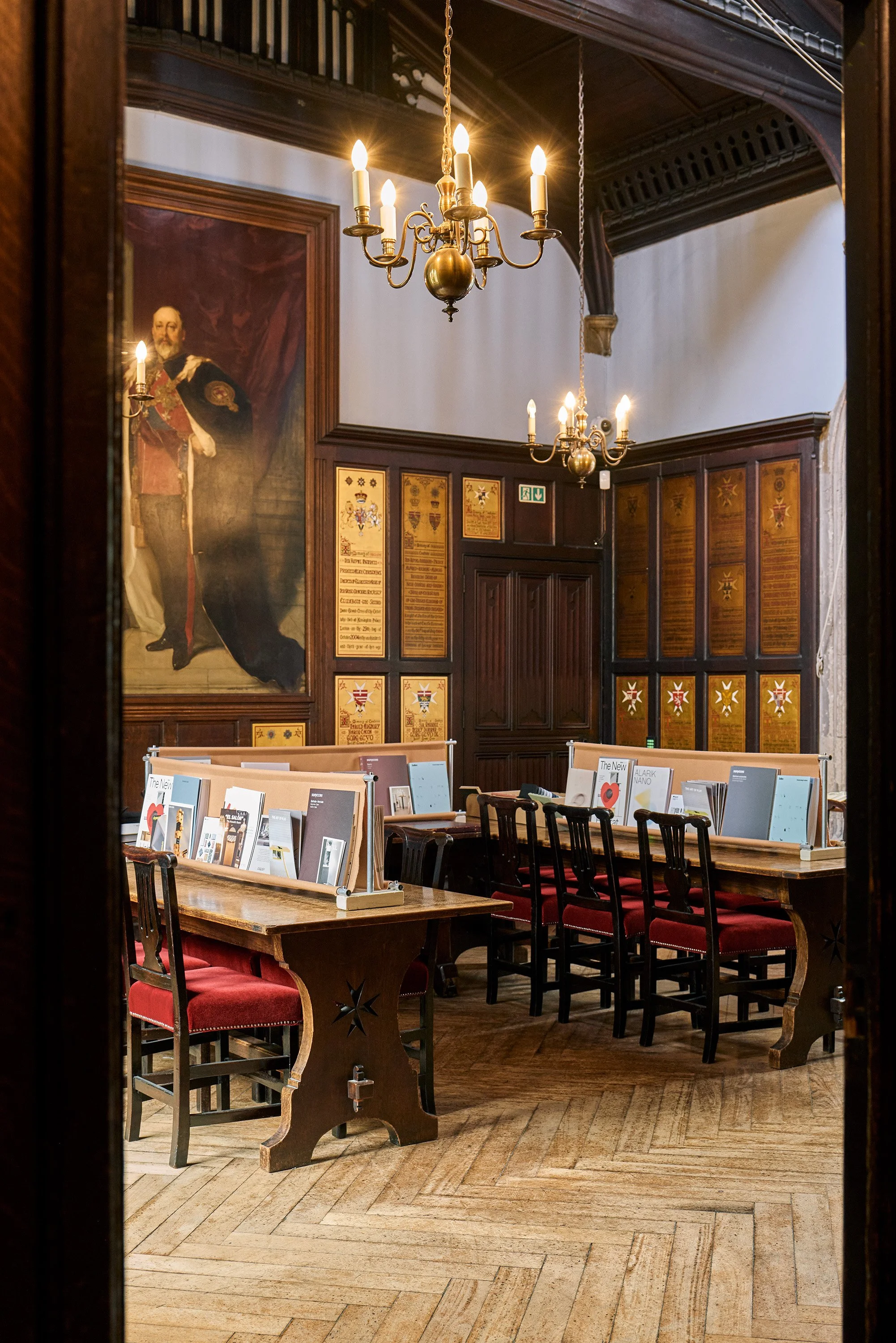  The Reading Room of  El Salón , hosted at the Museum of the Order of St John during Clerkenwell Design Week (Images by  Kane Hulse ). 