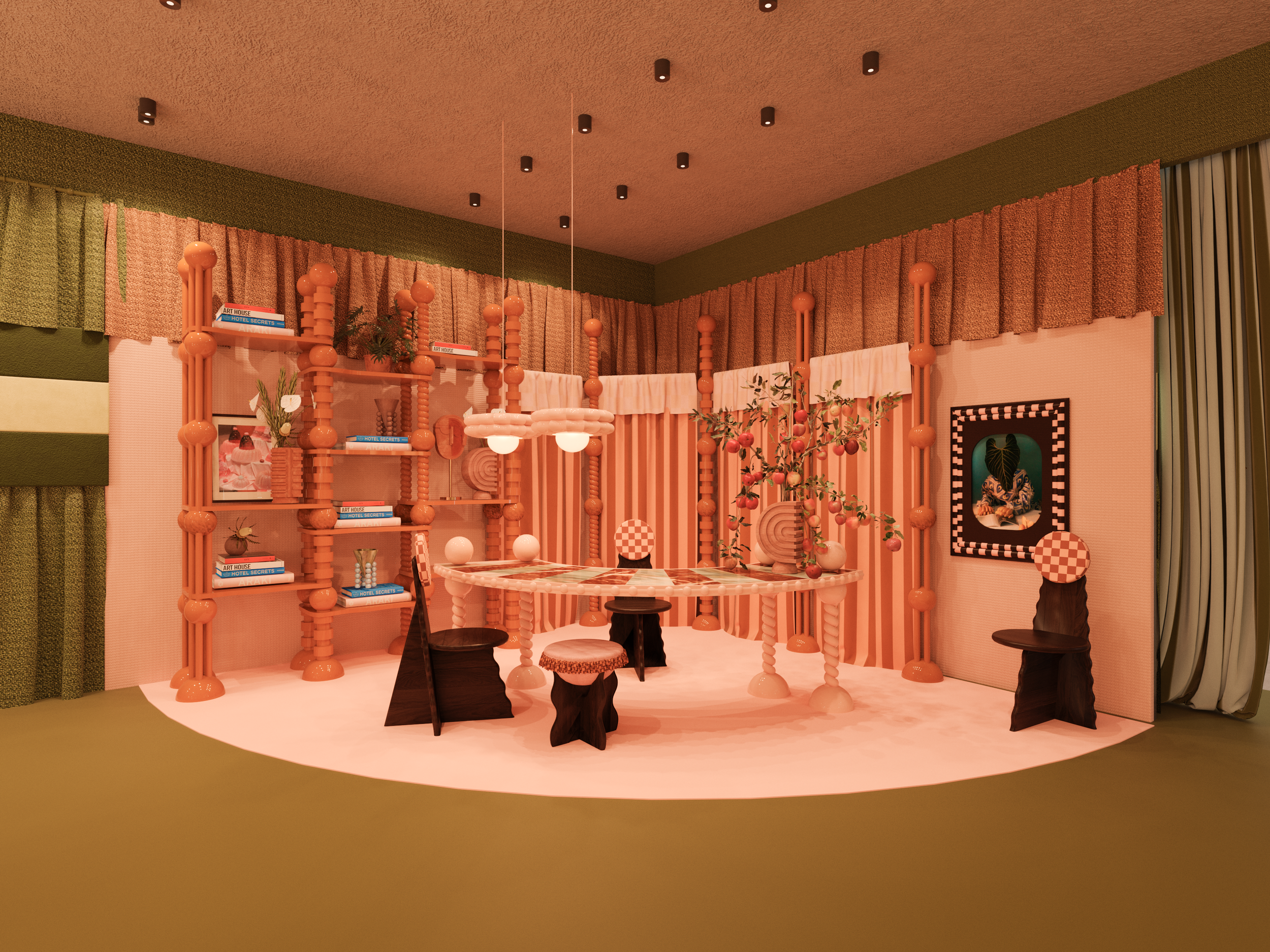  A visualisation of  Feel the Shift , Masquespacio’s installation for Maison&amp;Objet (image: courtesy of Maison&amp;Objet). 