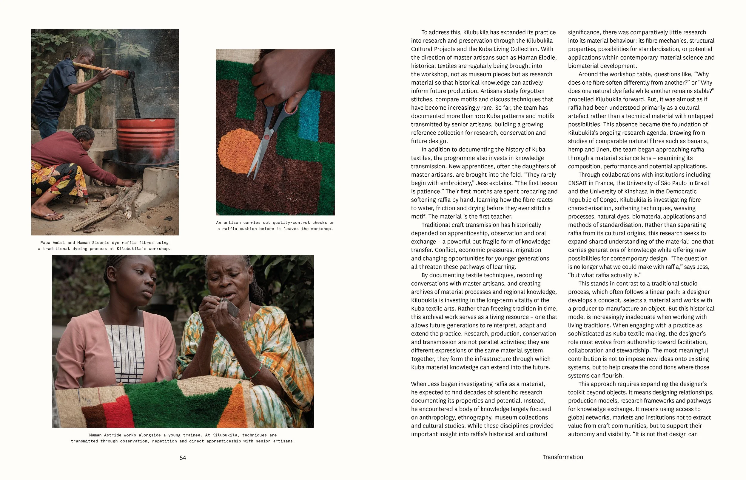  ‘Learning from Raffia’ 