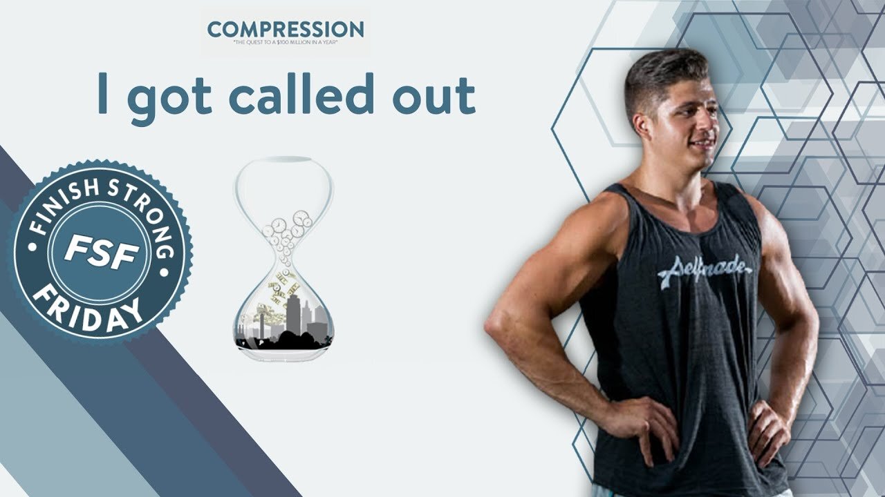 Finish Strong Friday - I Got Called Out